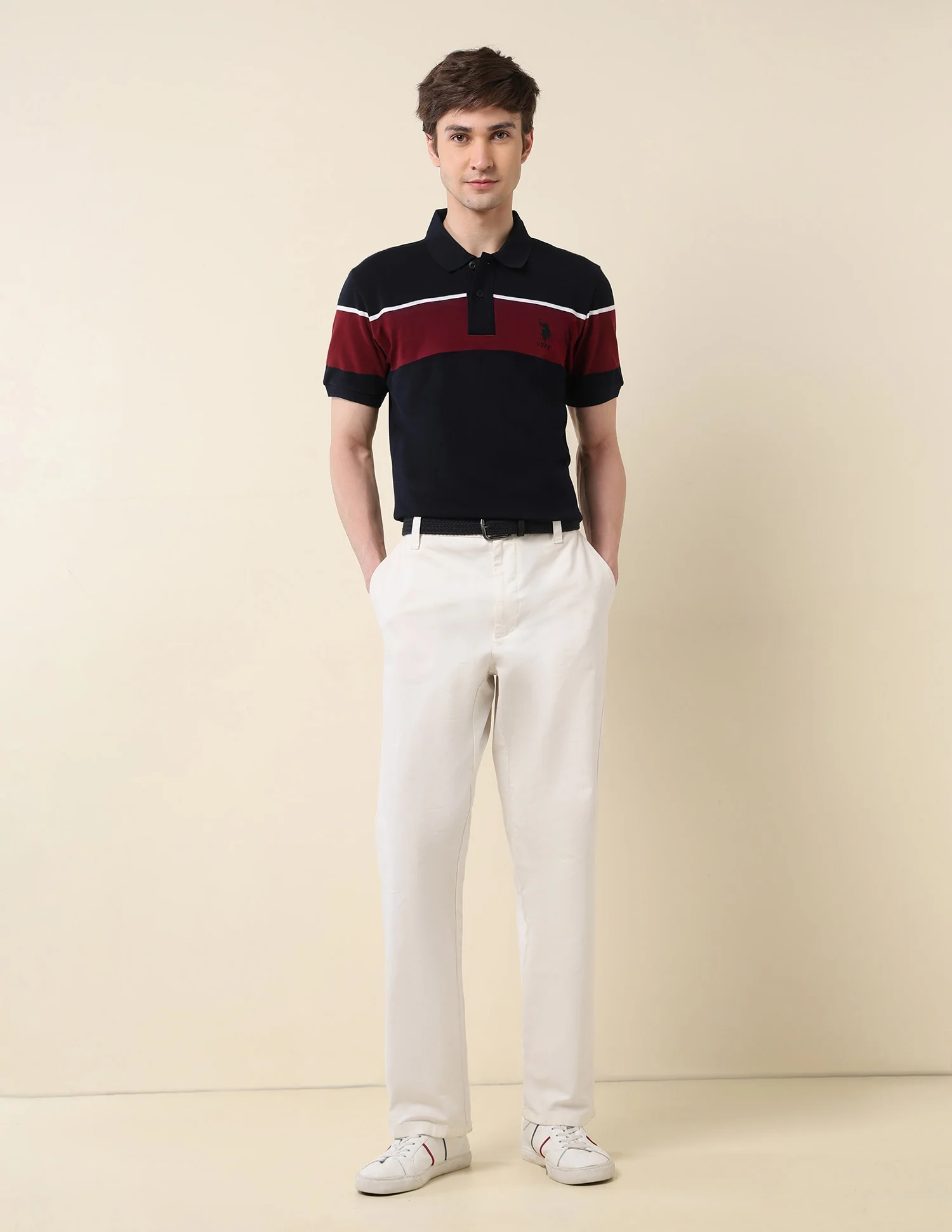 Colourblocked Classic Polo Shirt - Image 3