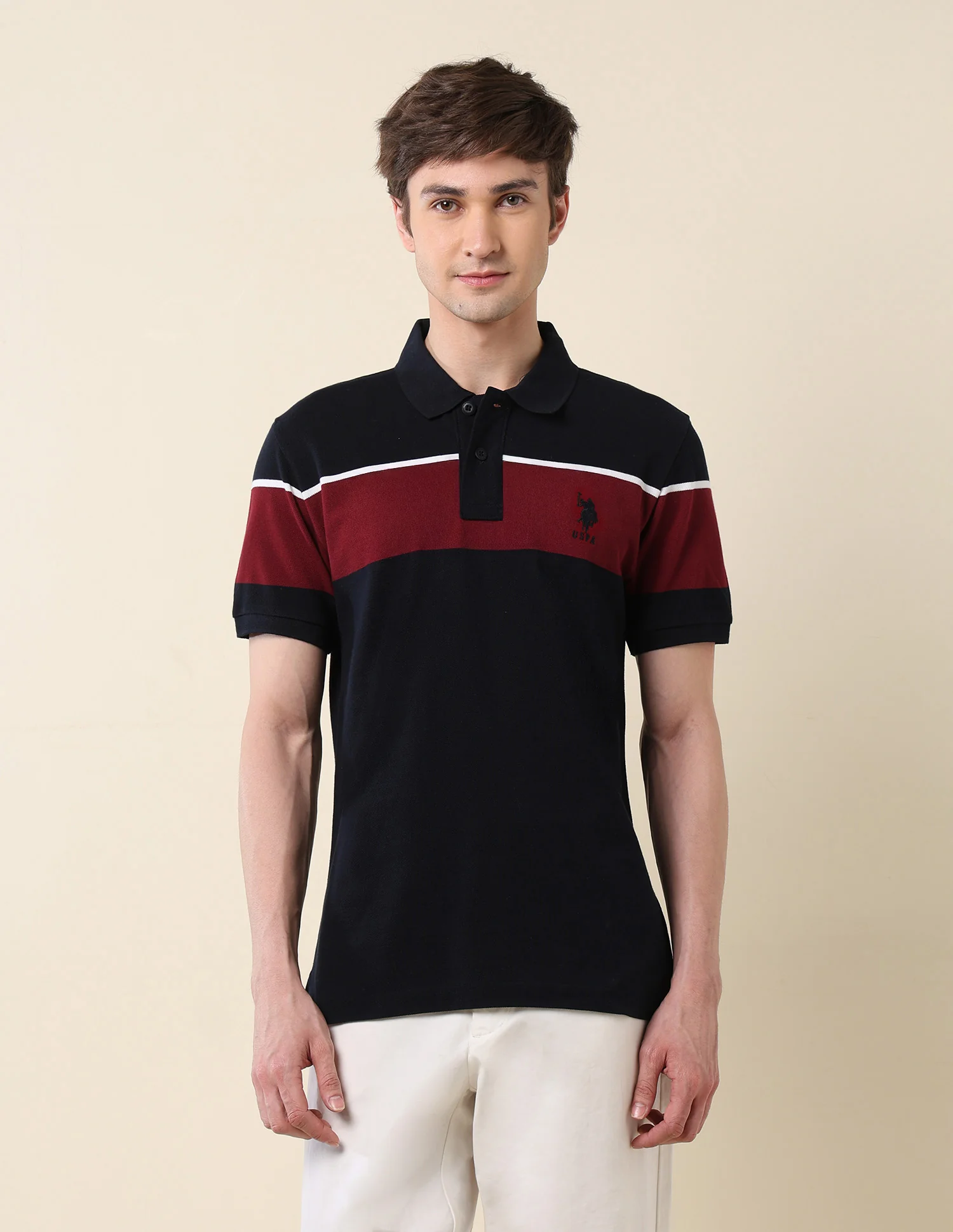Colourblocked Classic Polo Shirt - Image 6