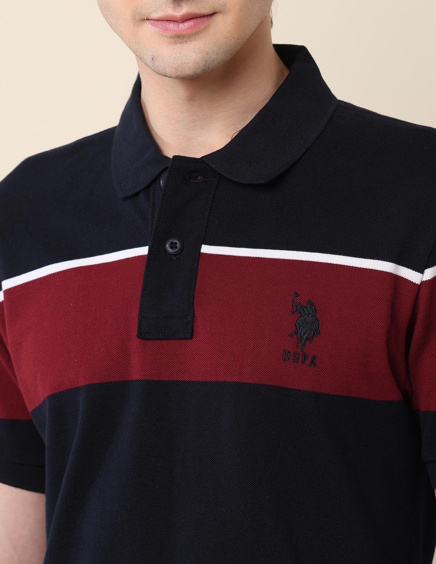 Colourblocked Classic Polo Shirt - Image 7