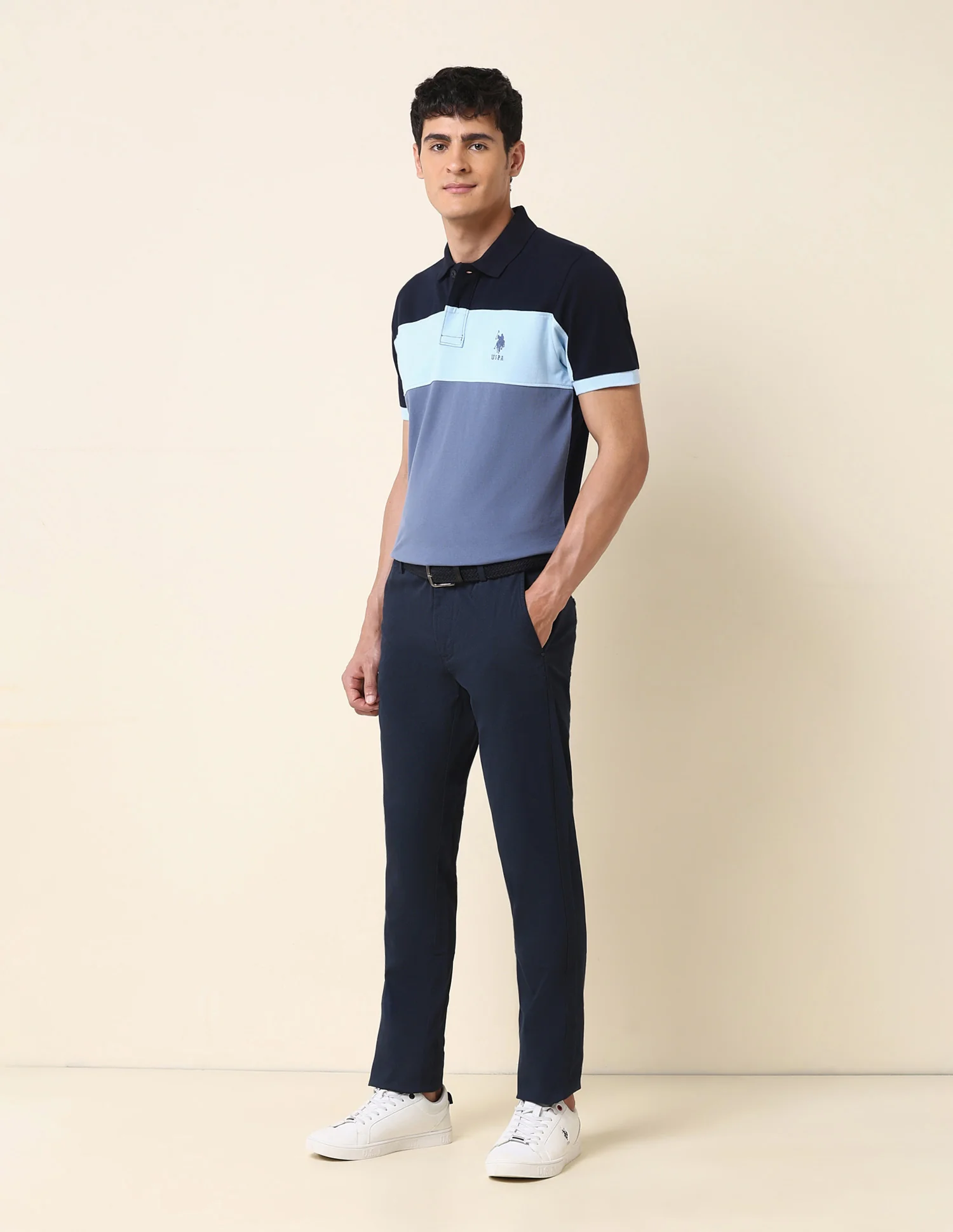 Colourblocked Classic Polo Shirt - Image 3