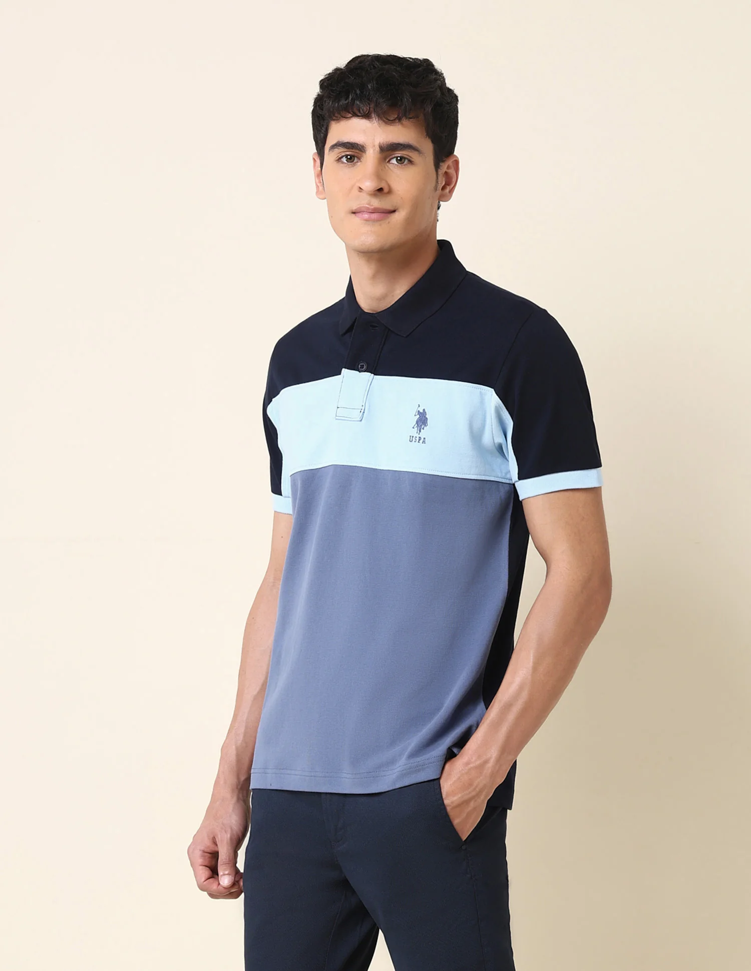 Colourblocked Classic Polo Shirt - Image 4