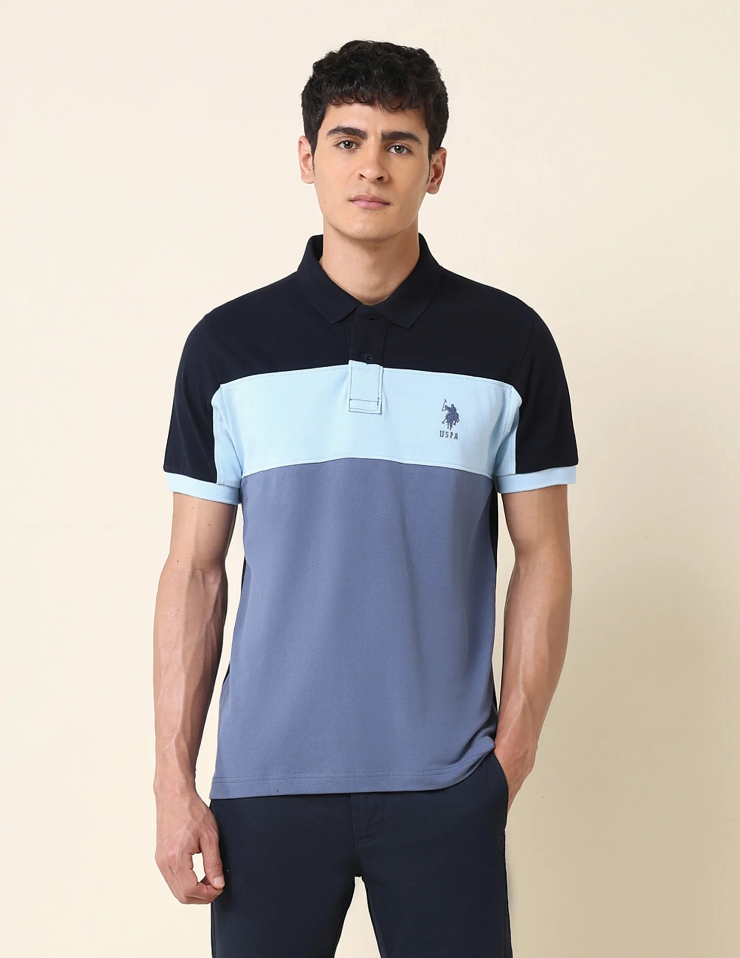 Colourblocked Classic Polo Shirt - Image 6