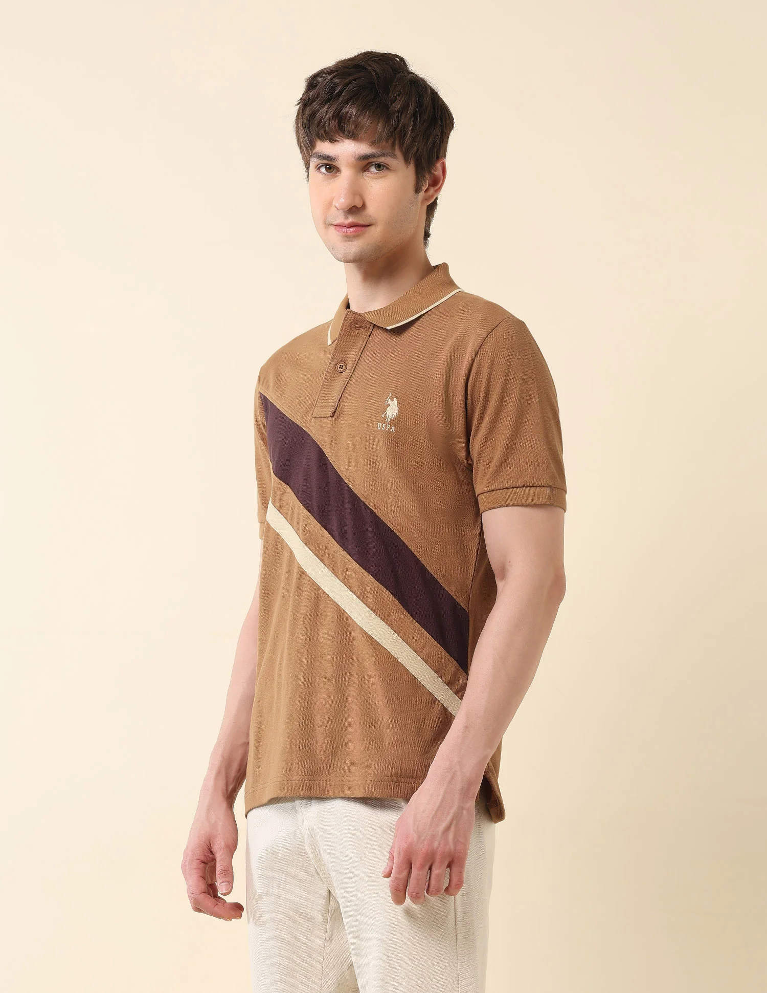 Colourblocked Classic Polo Shirt - Image 4