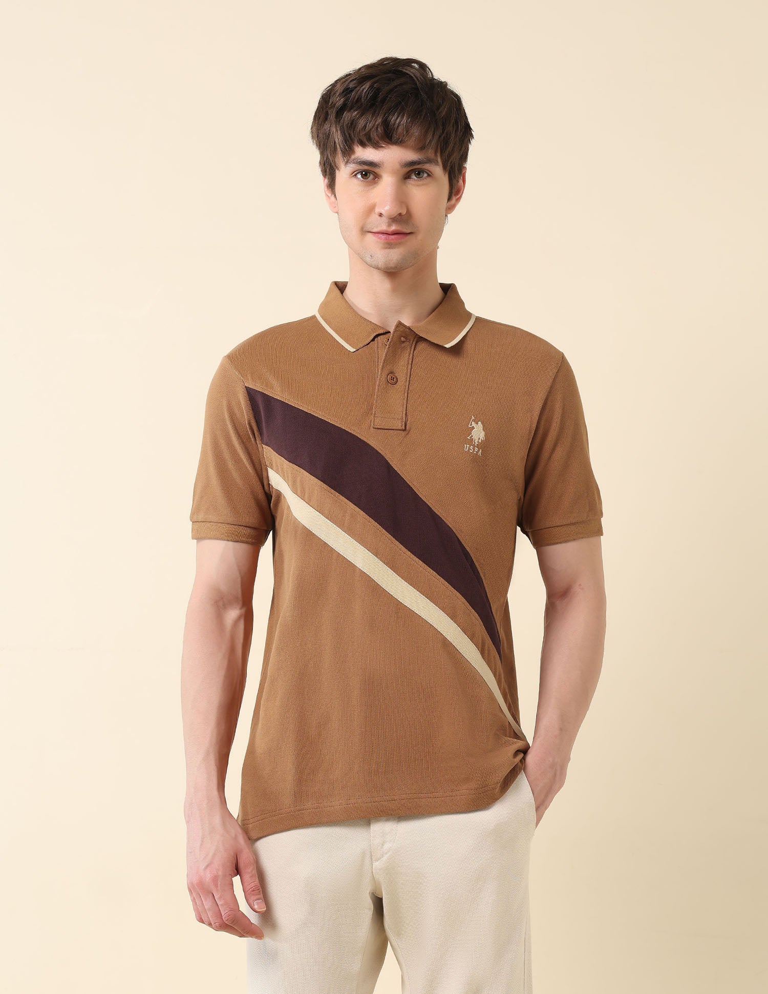 Colourblocked Classic Polo Shirt - Image 6