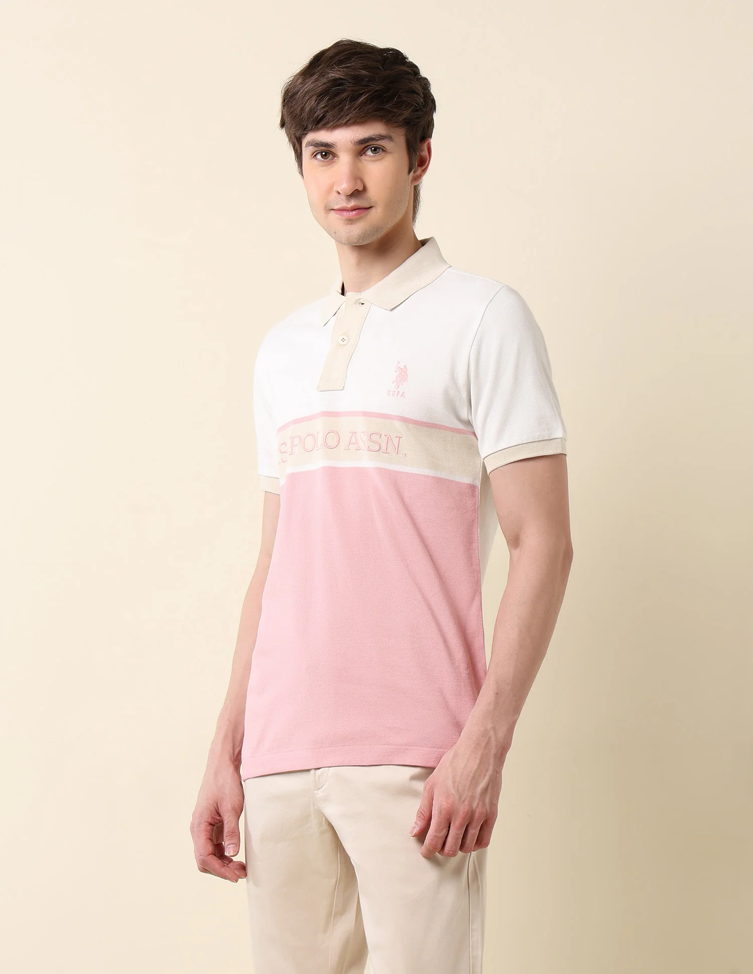 Colourblocked Classic Polo Shirt - Image 4