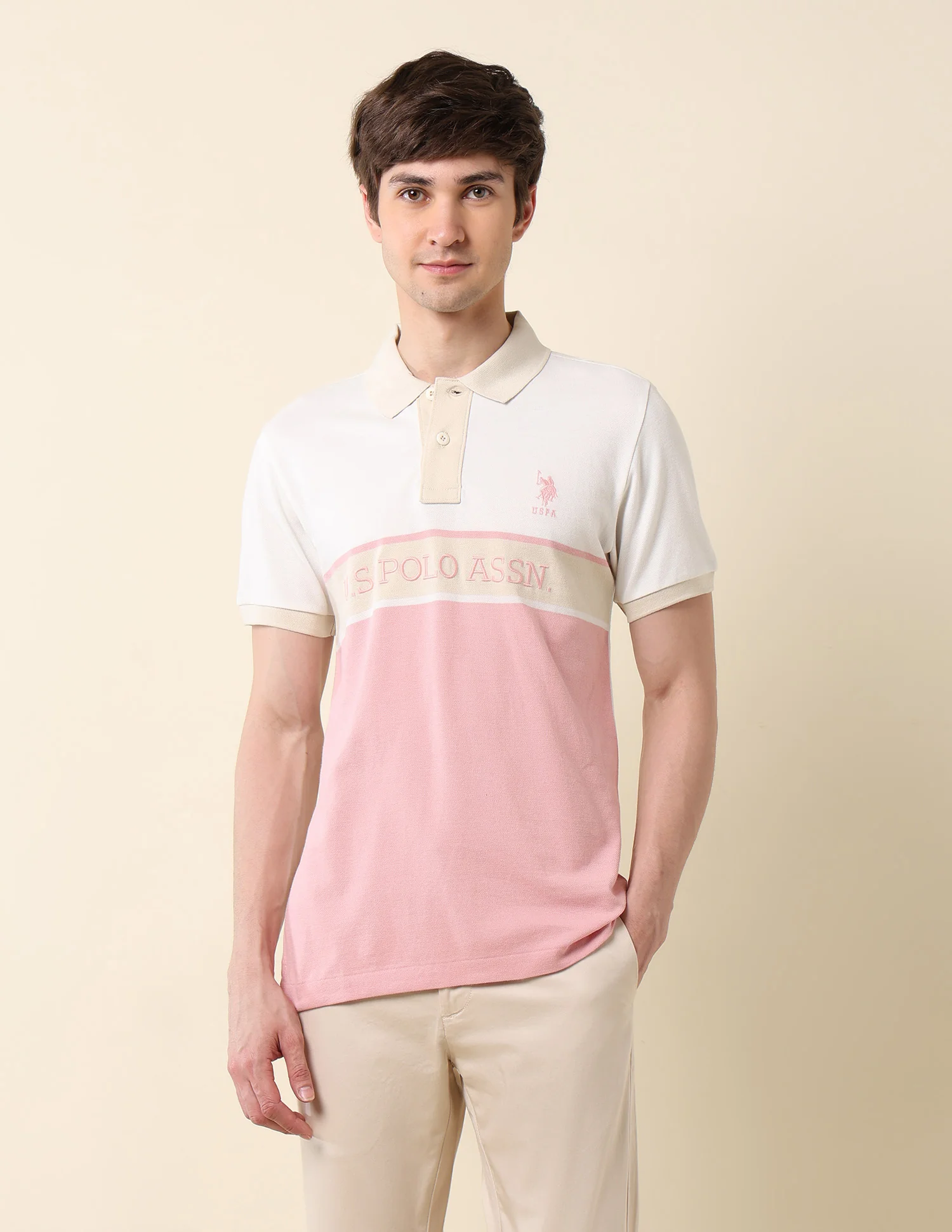 Colourblocked Classic Polo Shirt - Image 6