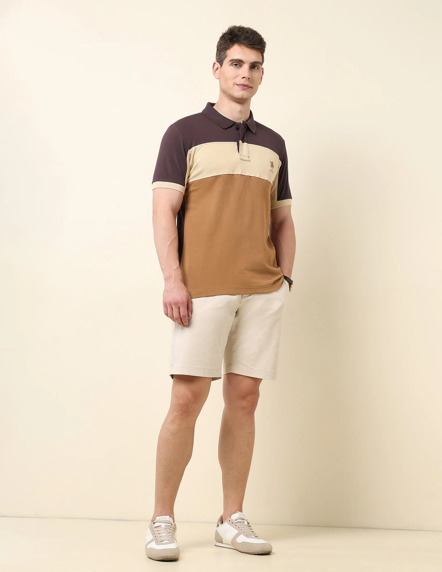 Colourblocked Classic Polo Shirt - Image 3