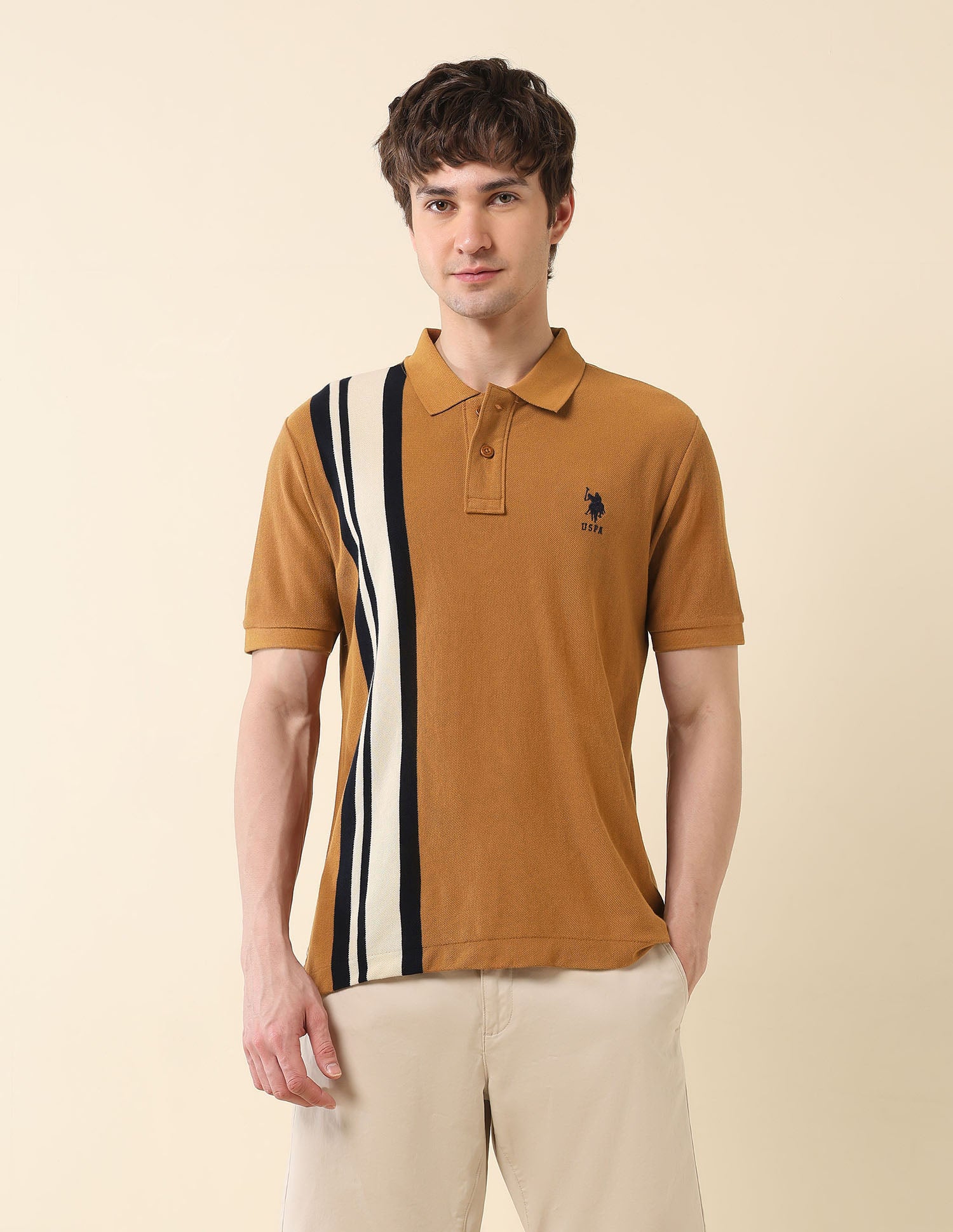 Colourblocked Classic Polo Shirt - Image 6