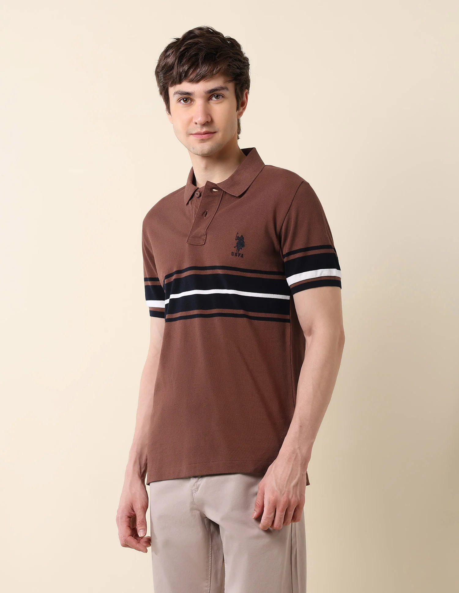 Colourblocked Classic Polo Shirt - Image 4