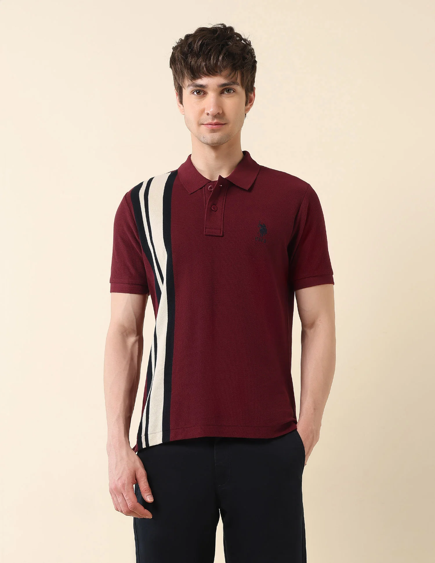 Colourblocked Classic Polo Shirt - Image 6