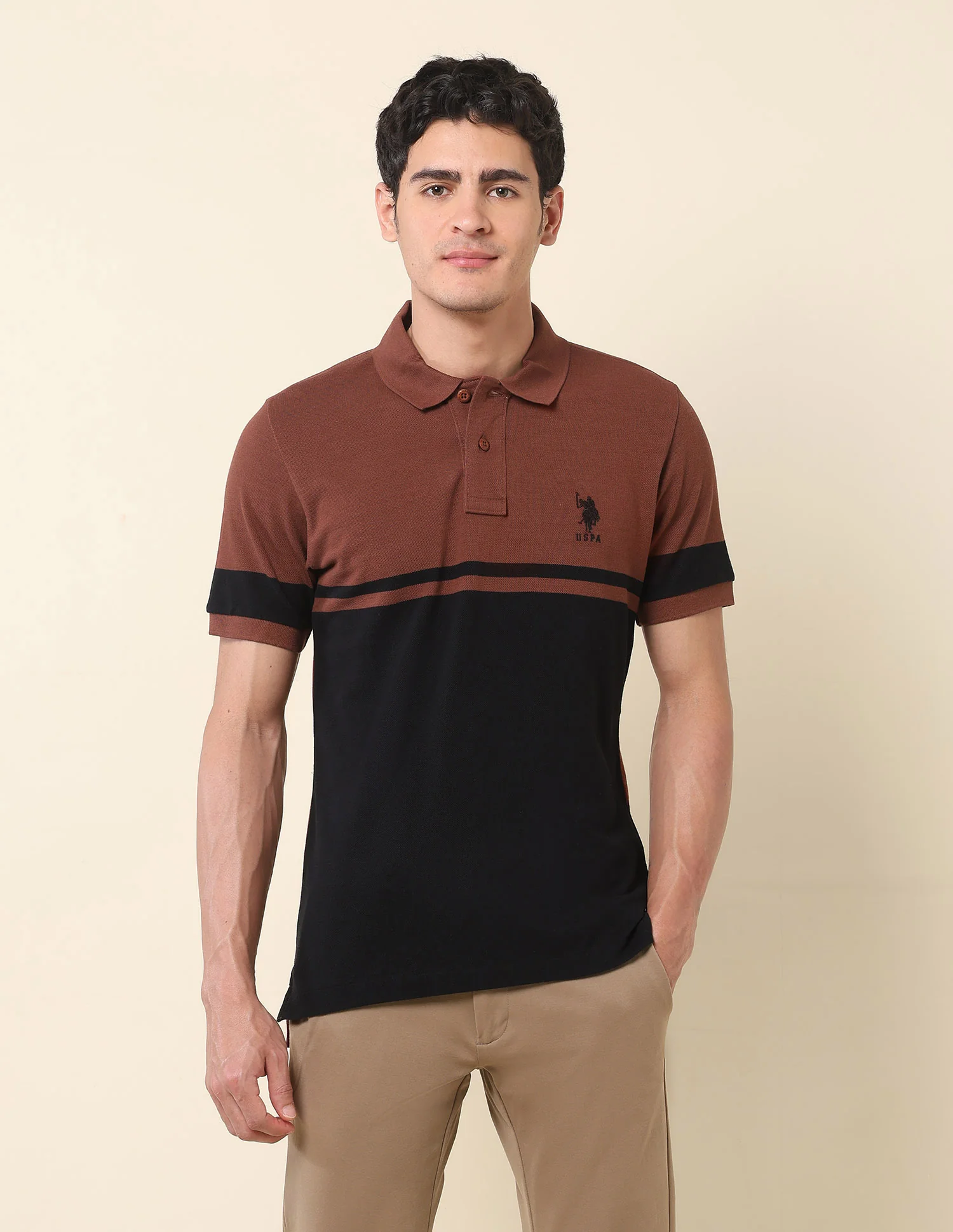Colourblocked Classic Polo Shirt - Image 6