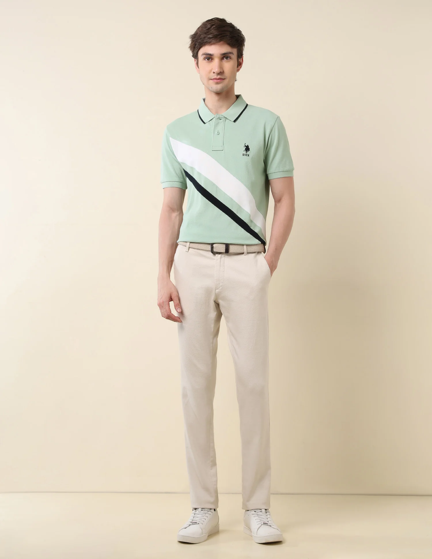 Colourblocked Classic Polo Shirt - Image 3