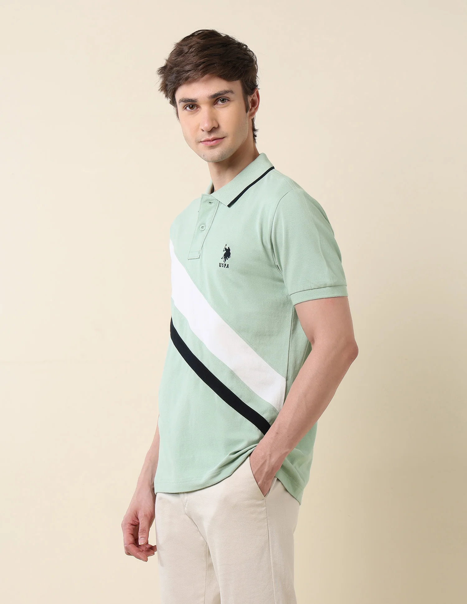 Colourblocked Classic Polo Shirt - Image 4
