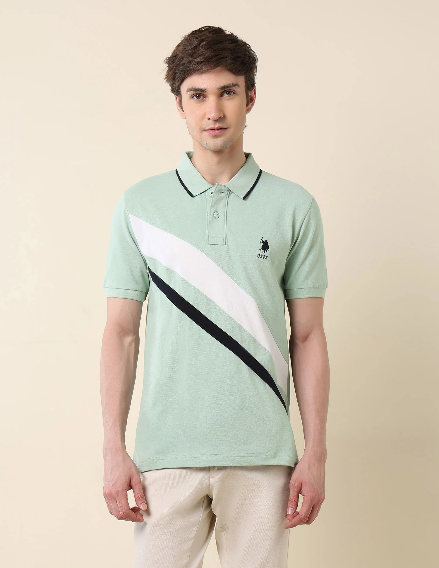 Colourblocked Classic Polo Shirt - Image 6