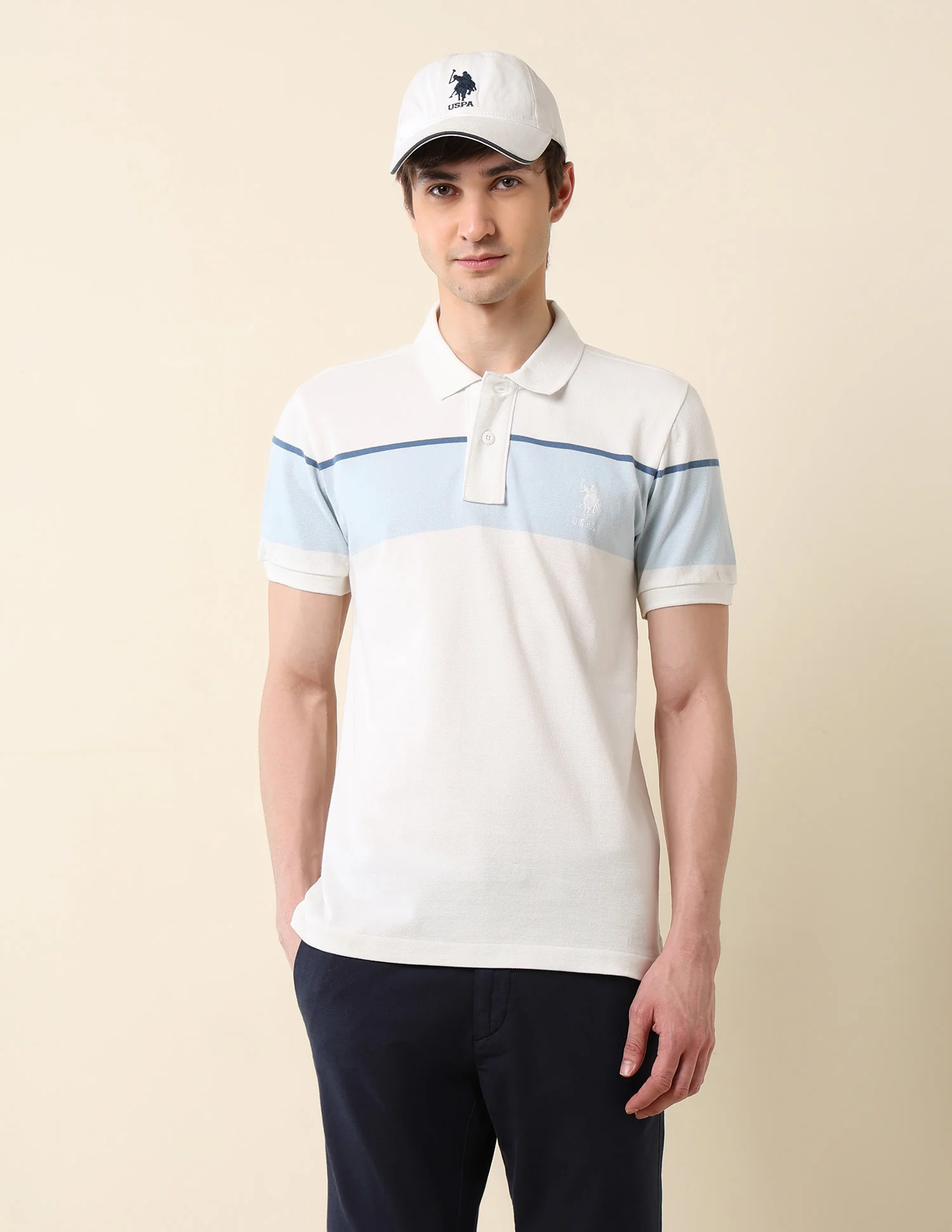 Colourblocked Classic Polo Shirt