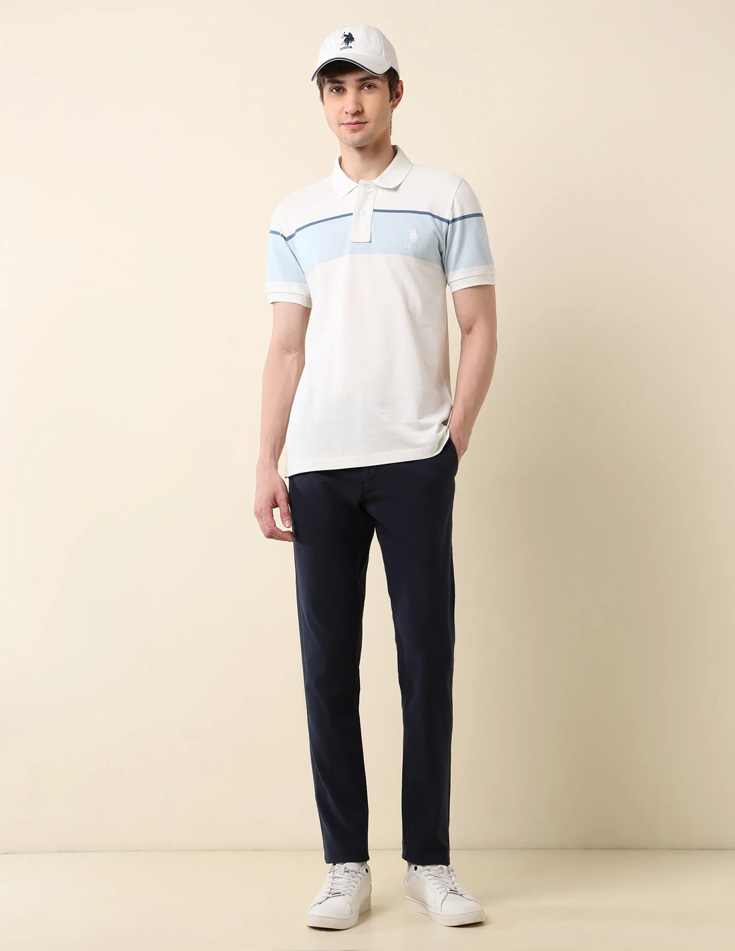 Colourblocked Classic Polo Shirt - Image 3