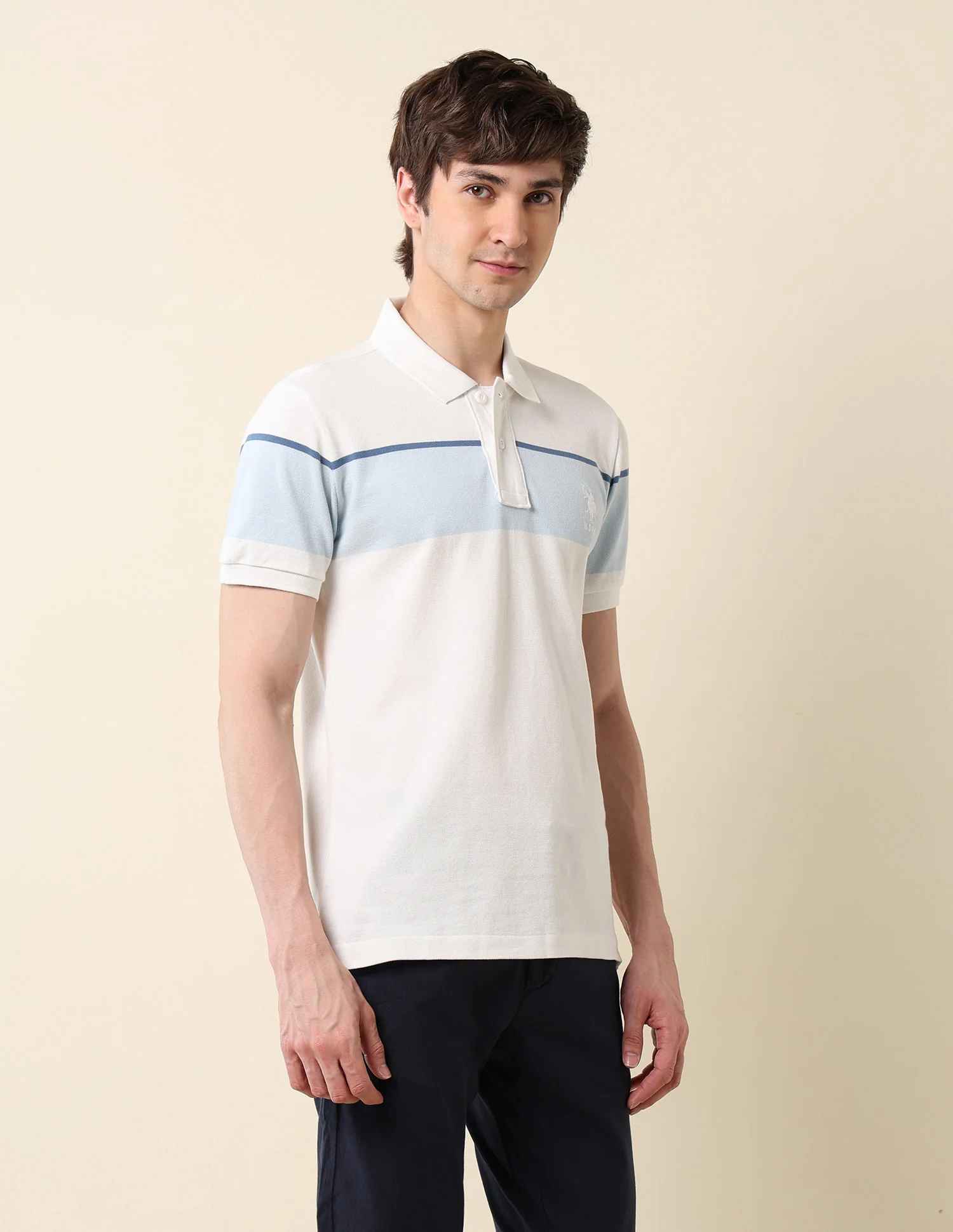 Colourblocked Classic Polo Shirt - Image 4