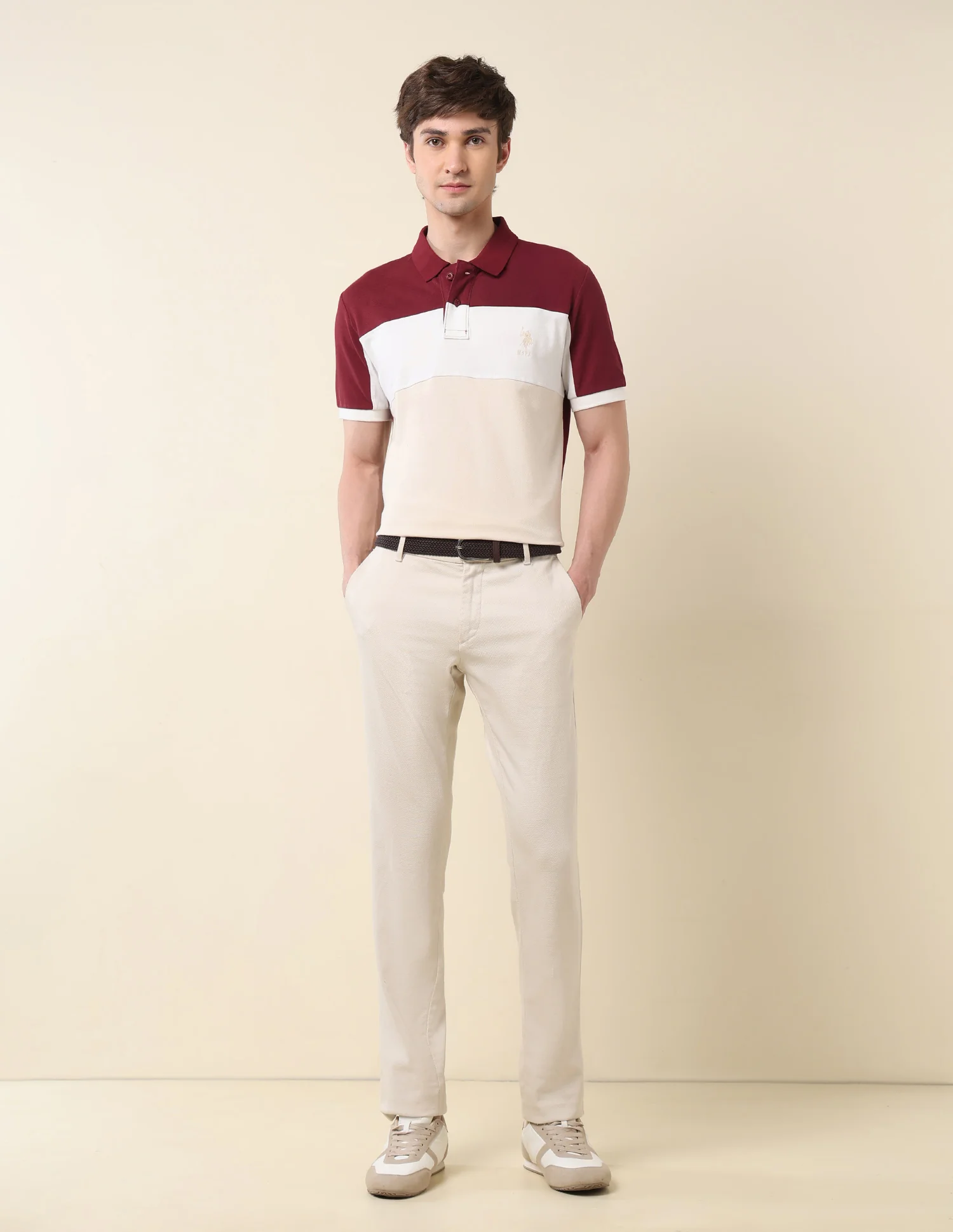 Colourblocked Classic Polo Shirt - Image 3