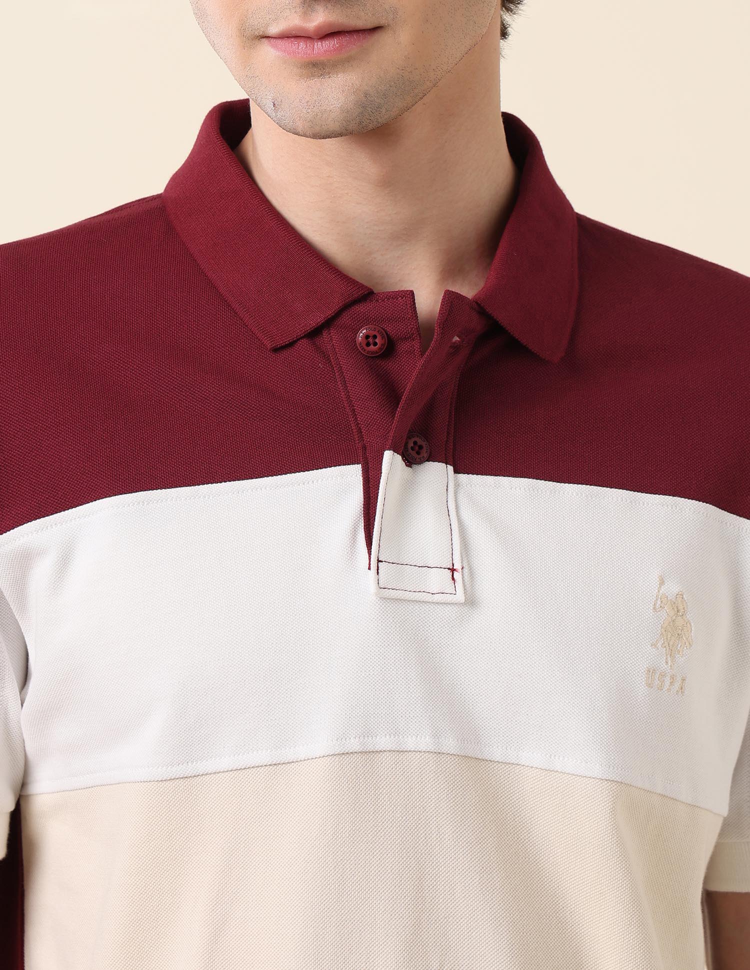 Colourblocked Classic Polo Shirt - Image 7