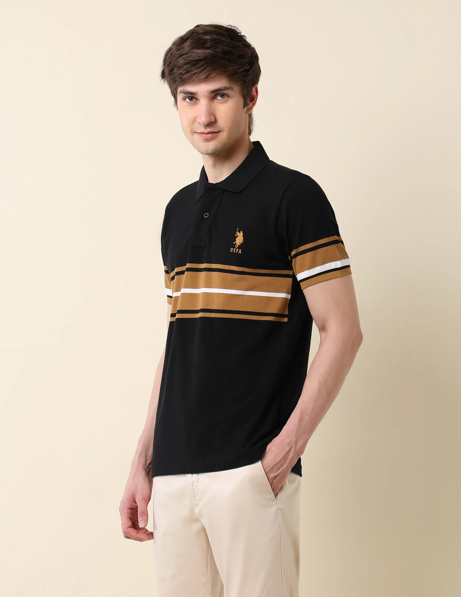 Colourblocked Classic Polo Shirt - Image 4