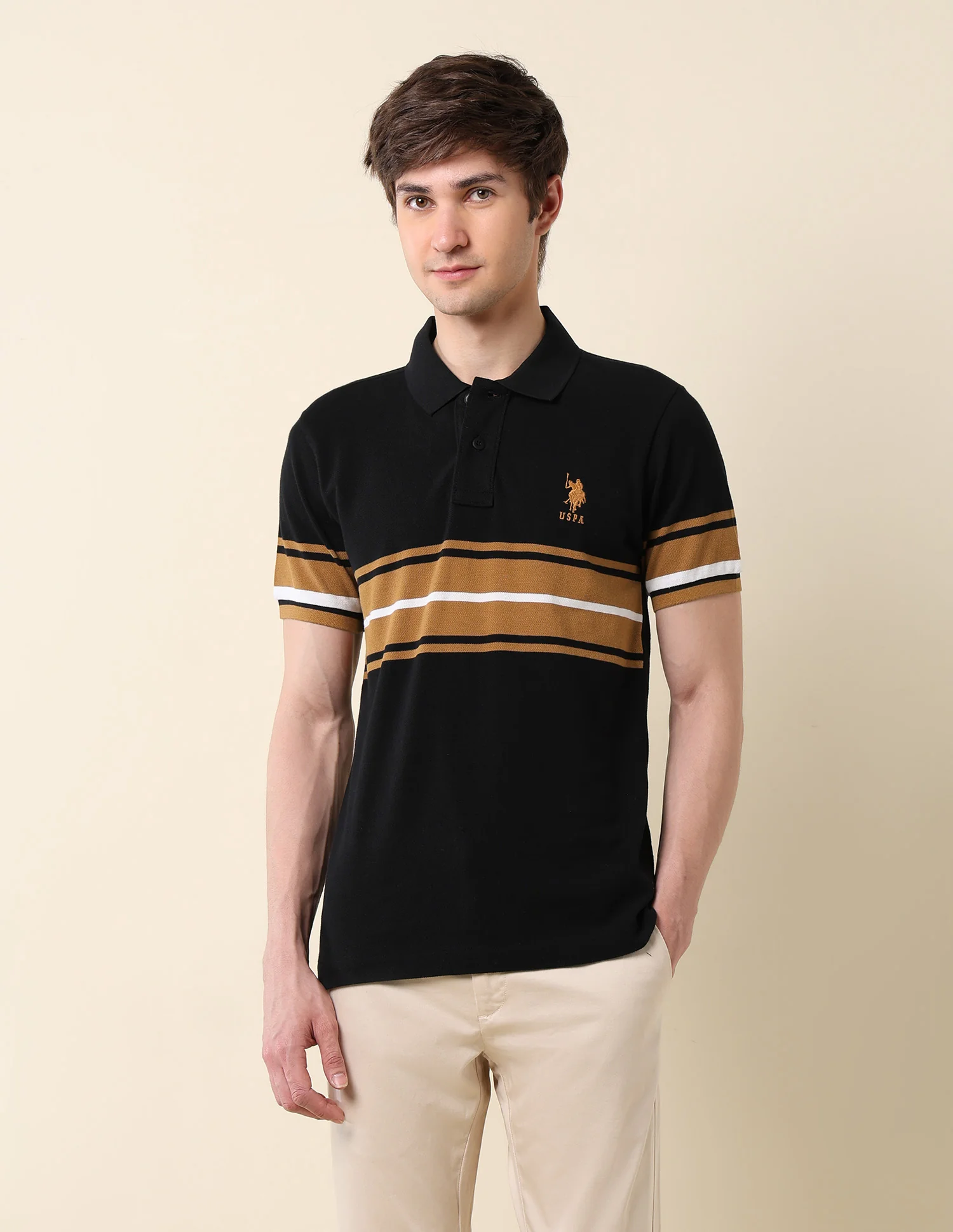 Colourblocked Classic Polo Shirt - Image 6