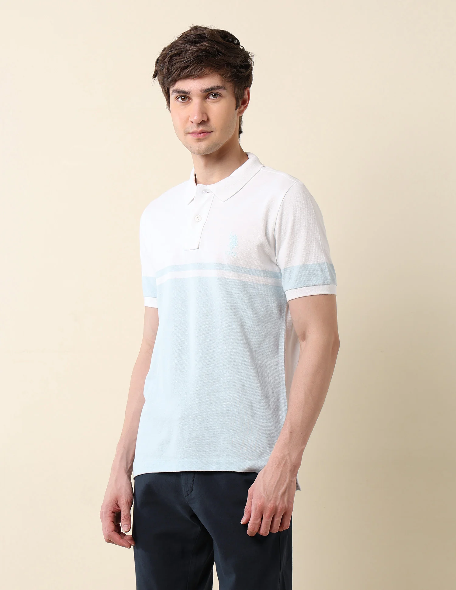 Colourblocked Classic Polo Shirt - Image 4