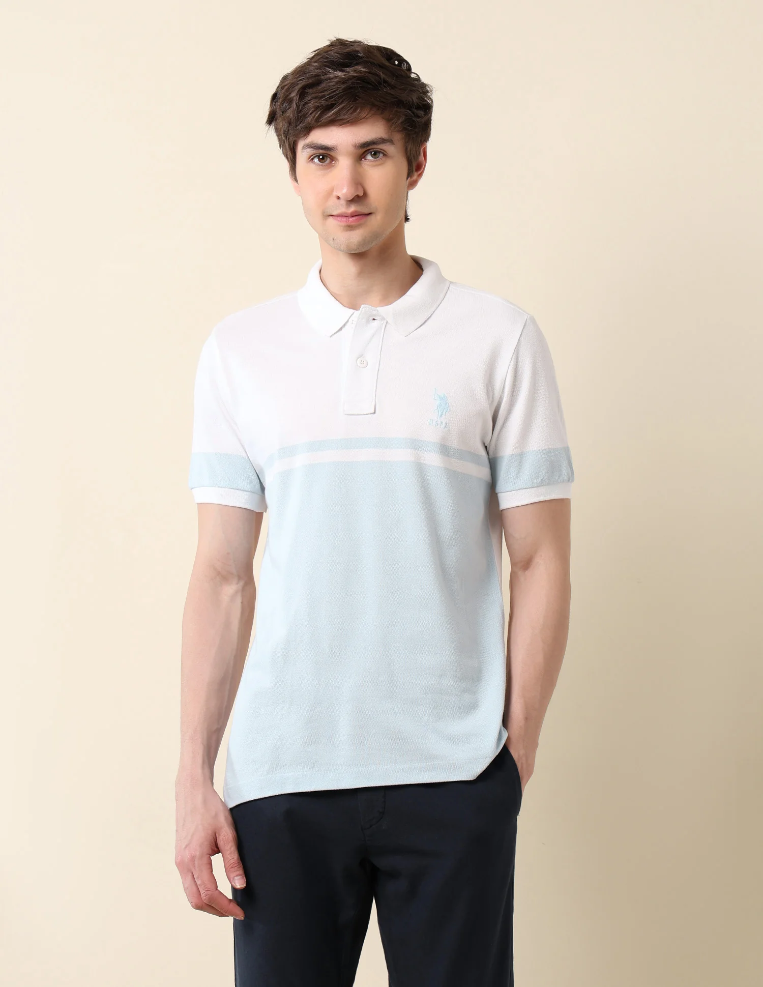Colourblocked Classic Polo Shirt - Image 6