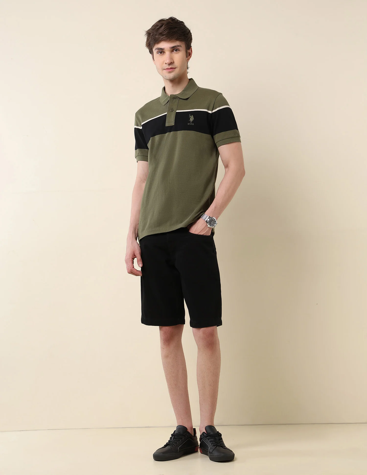 Colourblocked Classic Polo Shirt - Image 3
