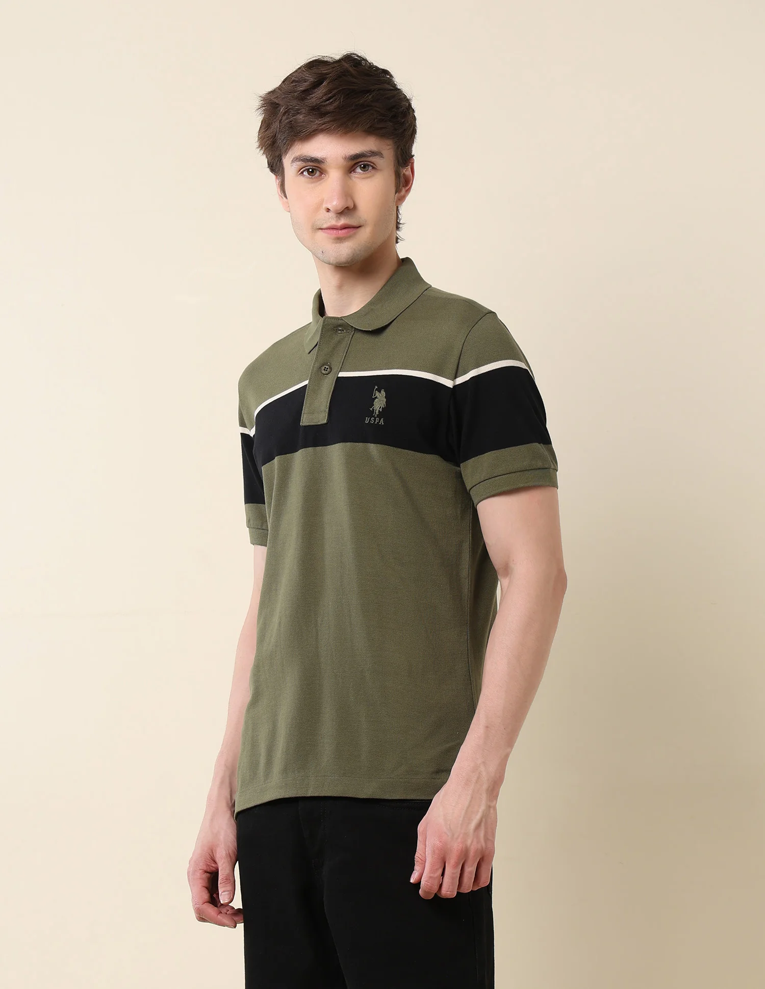 Colourblocked Classic Polo Shirt - Image 4