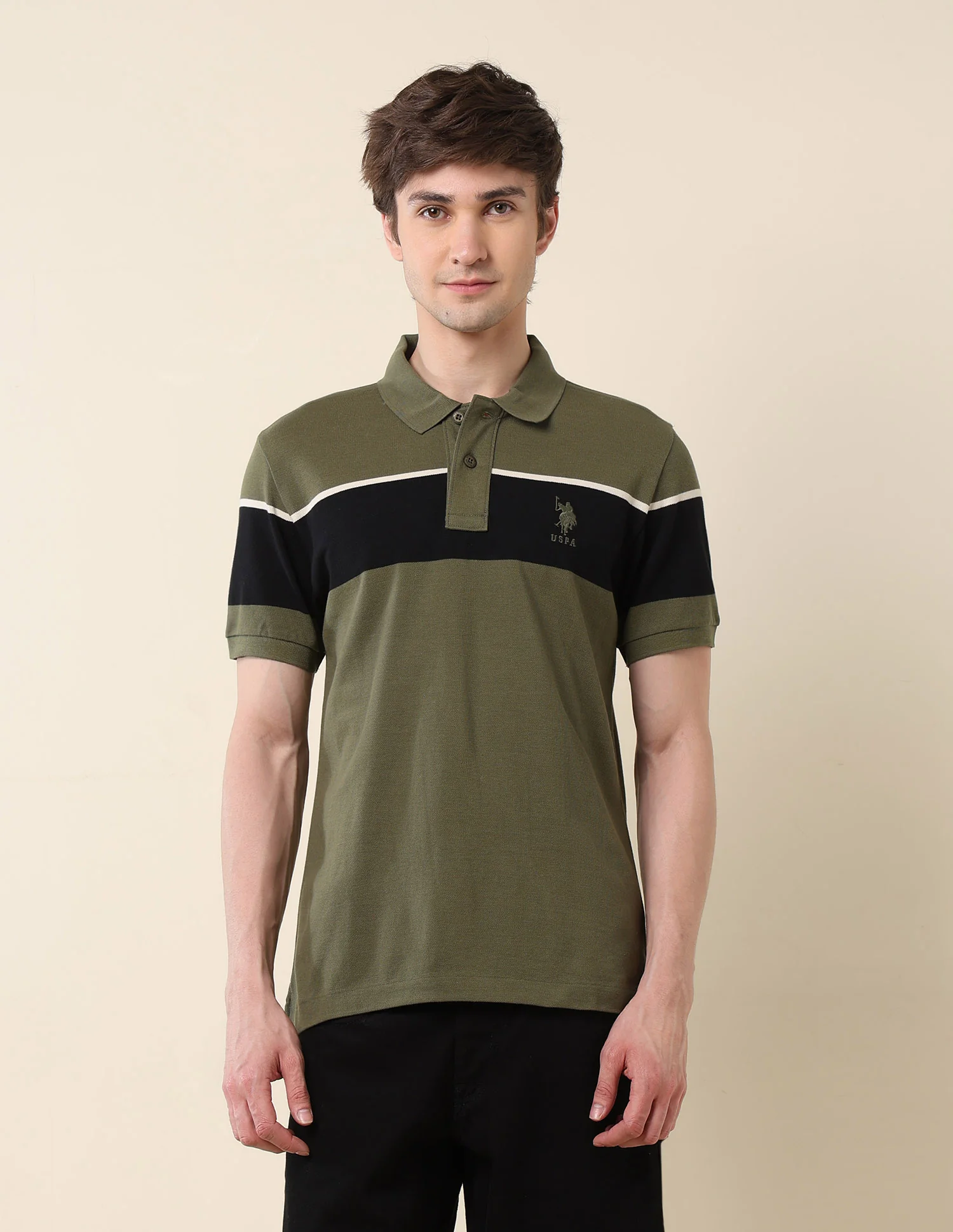 Colourblocked Classic Polo Shirt - Image 6