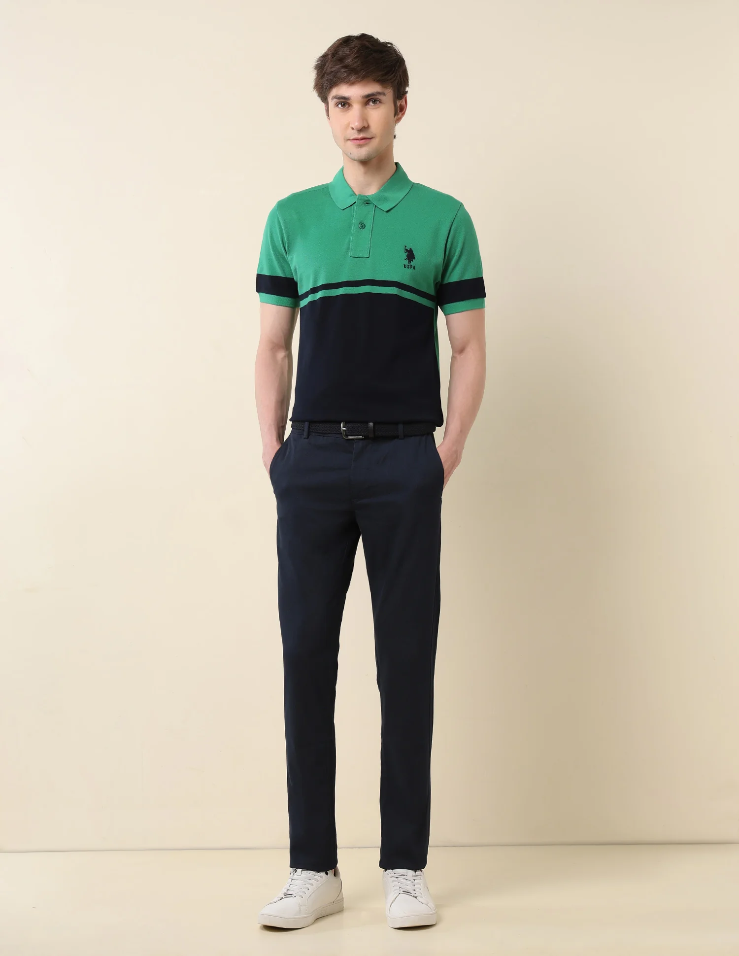 Colourblocked Classic Polo Shirt - Image 3