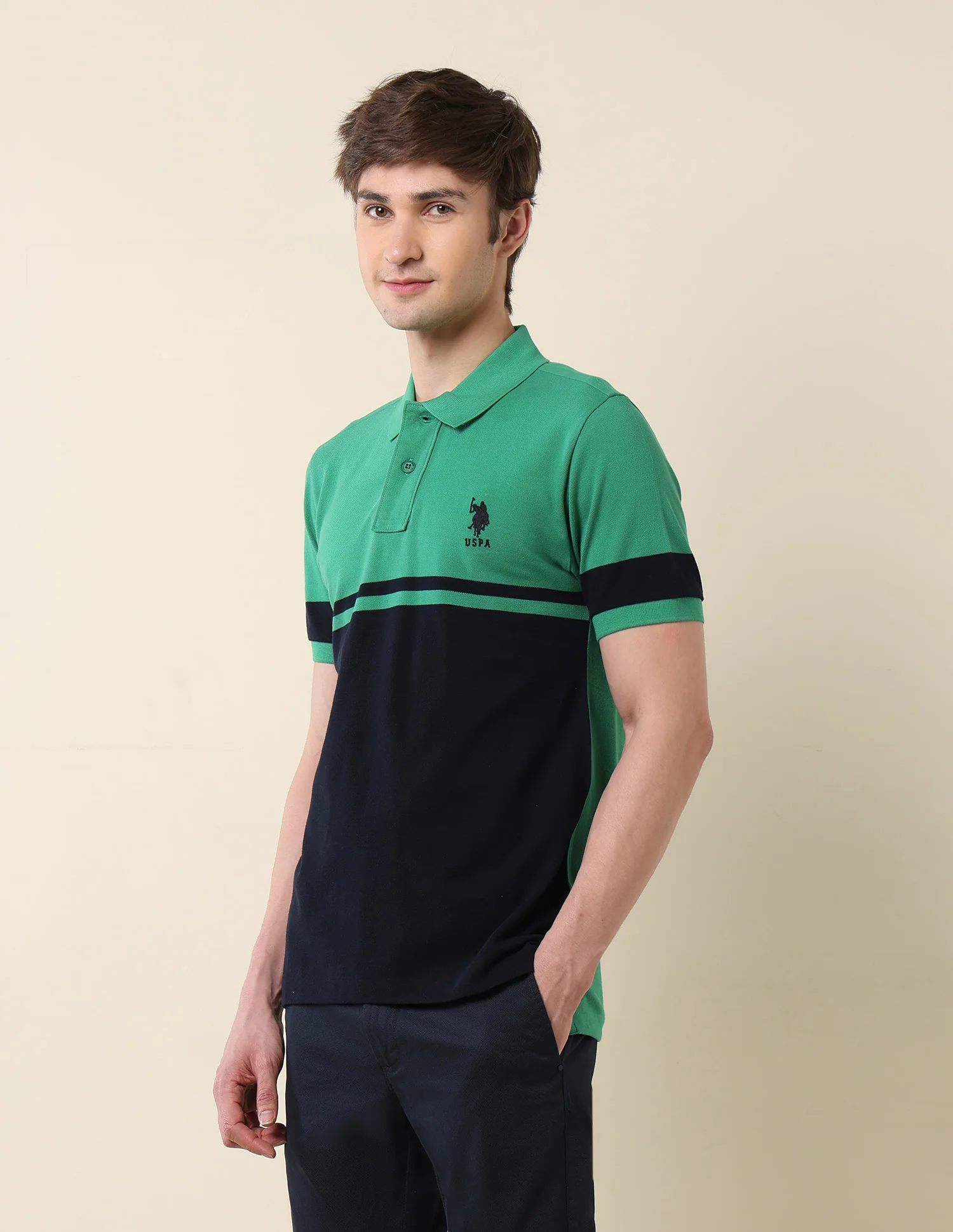 Colourblocked Classic Polo Shirt - Image 4