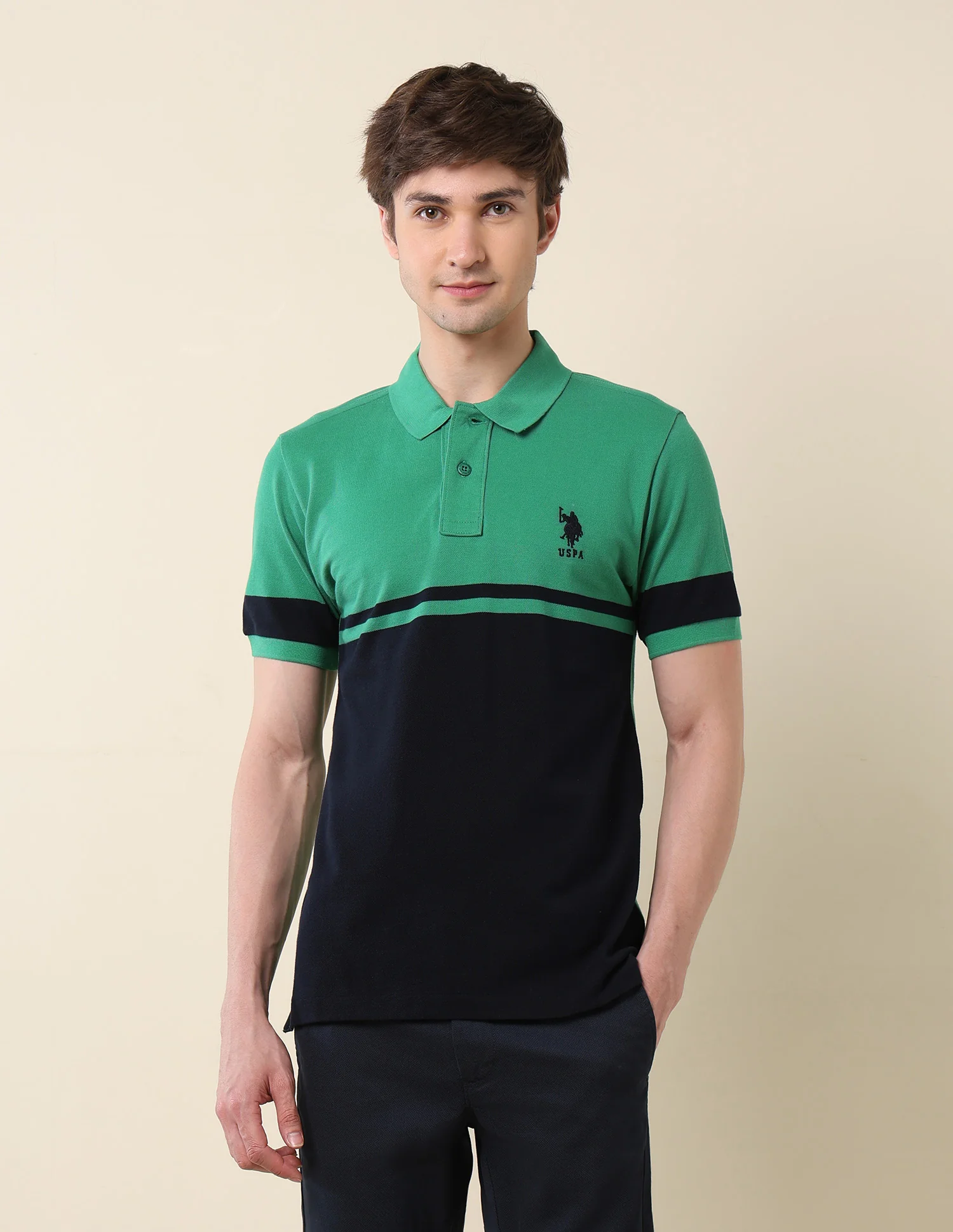 Colourblocked Classic Polo Shirt - Image 6
