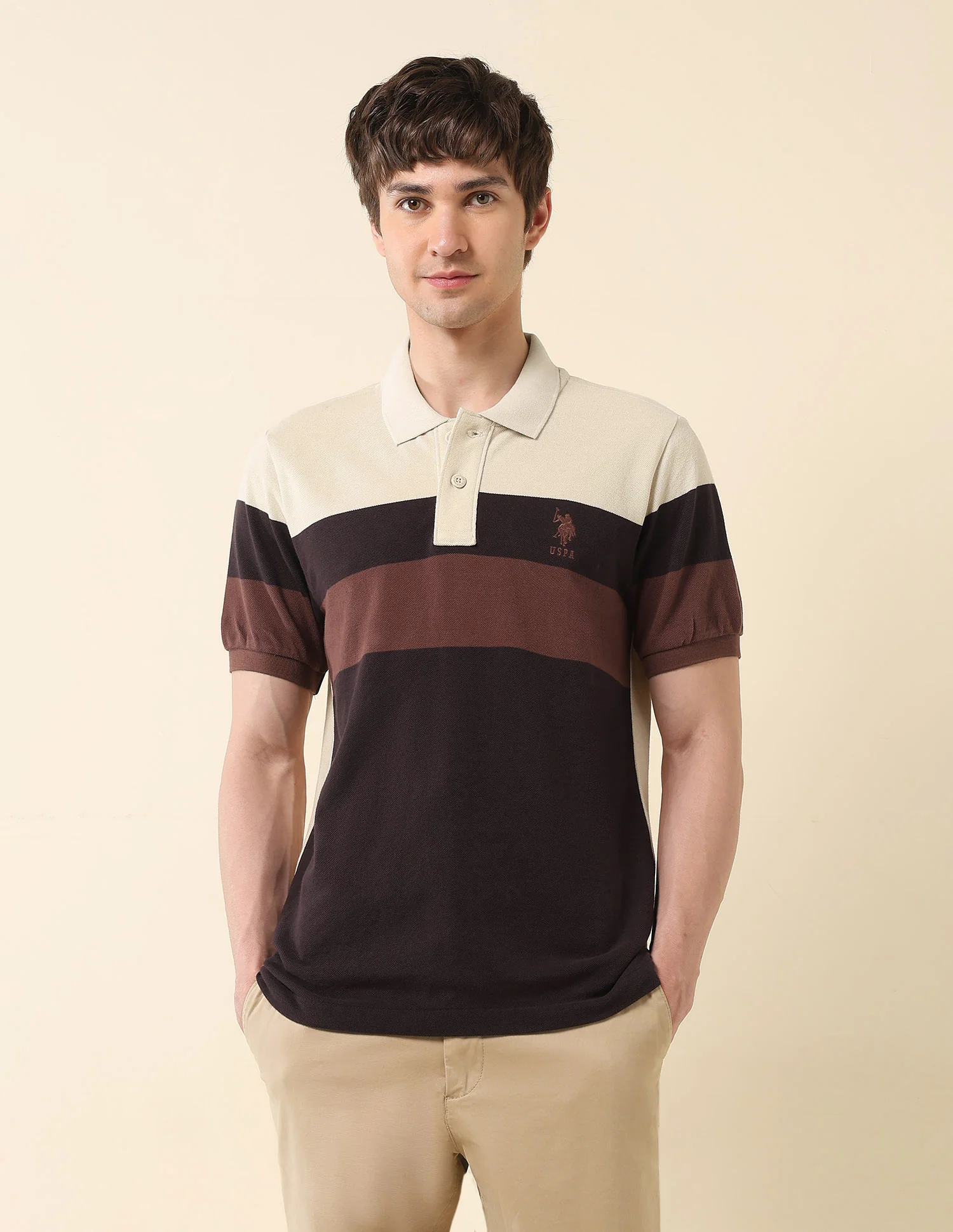Colourblocked Classic Polo Shirt - Image 6