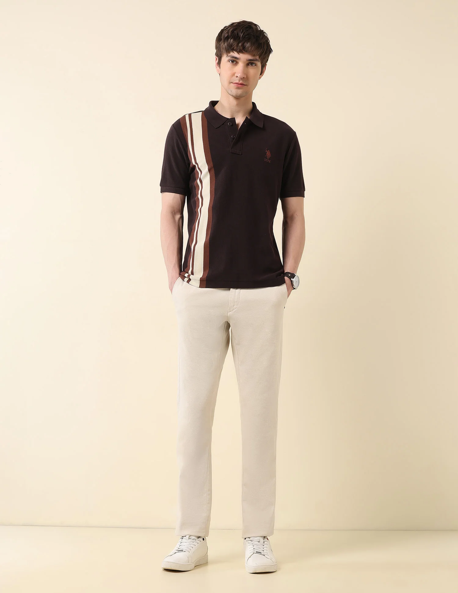 Colourblocked Classic Polo Shirt - Image 3
