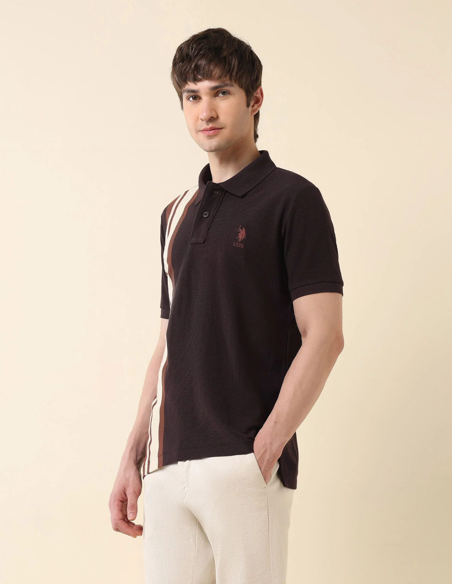 Colourblocked Classic Polo Shirt - Image 4