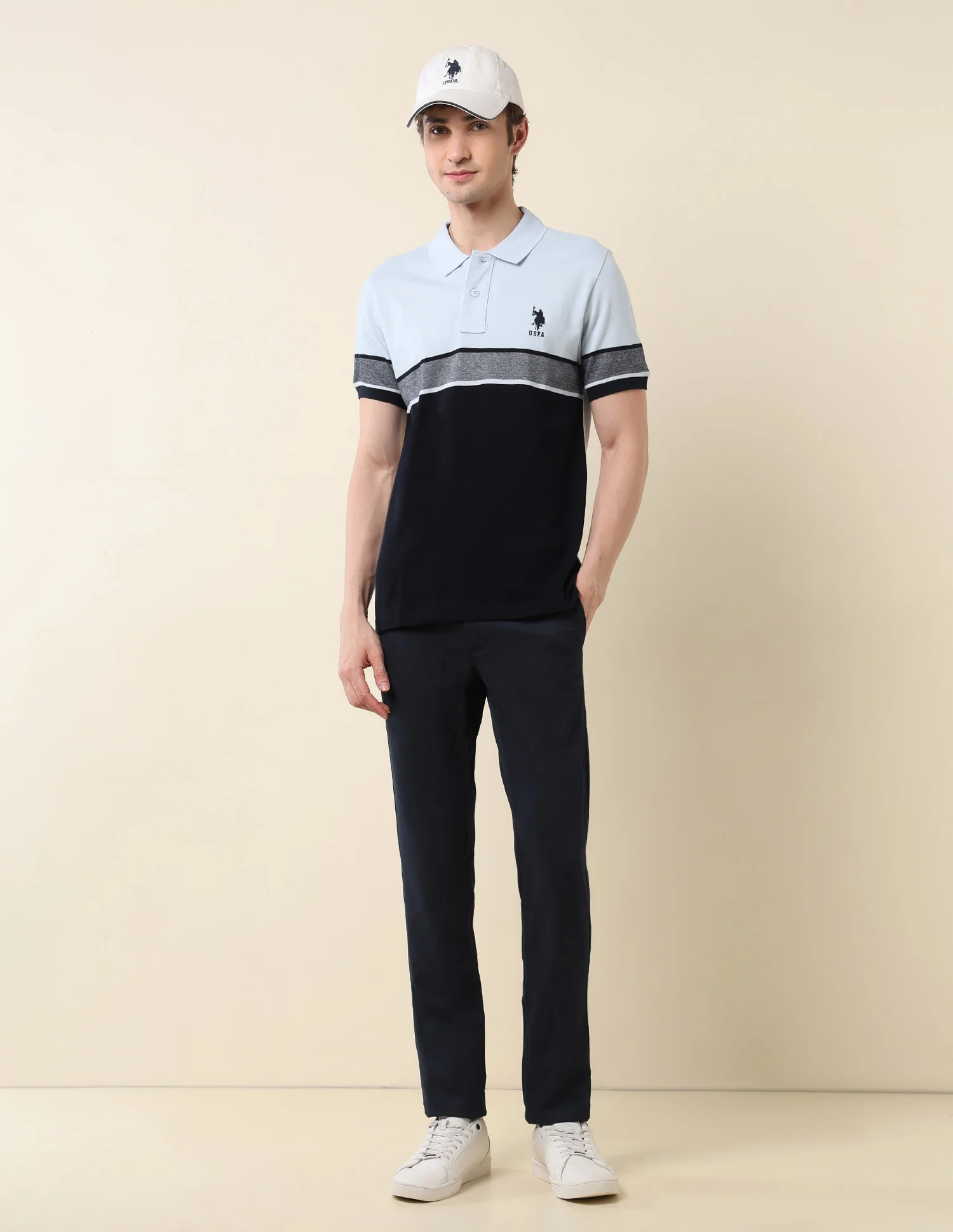 Colourblocked Classic Polo Shirt - Image 3