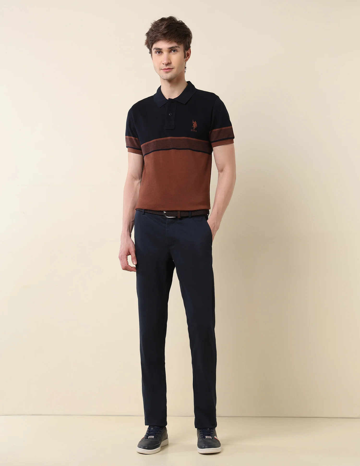 Colourblocked Classic Polo Shirt - Image 3