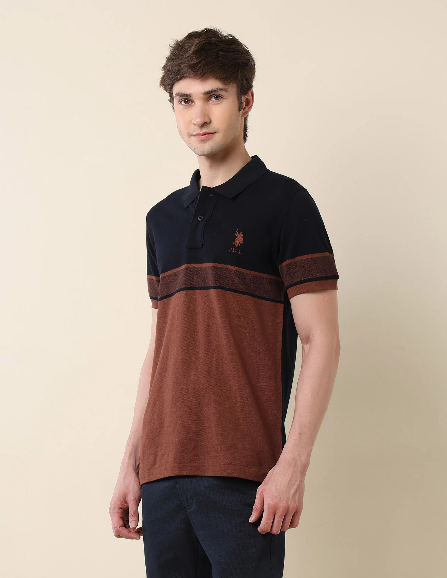 Colourblocked Classic Polo Shirt - Image 4