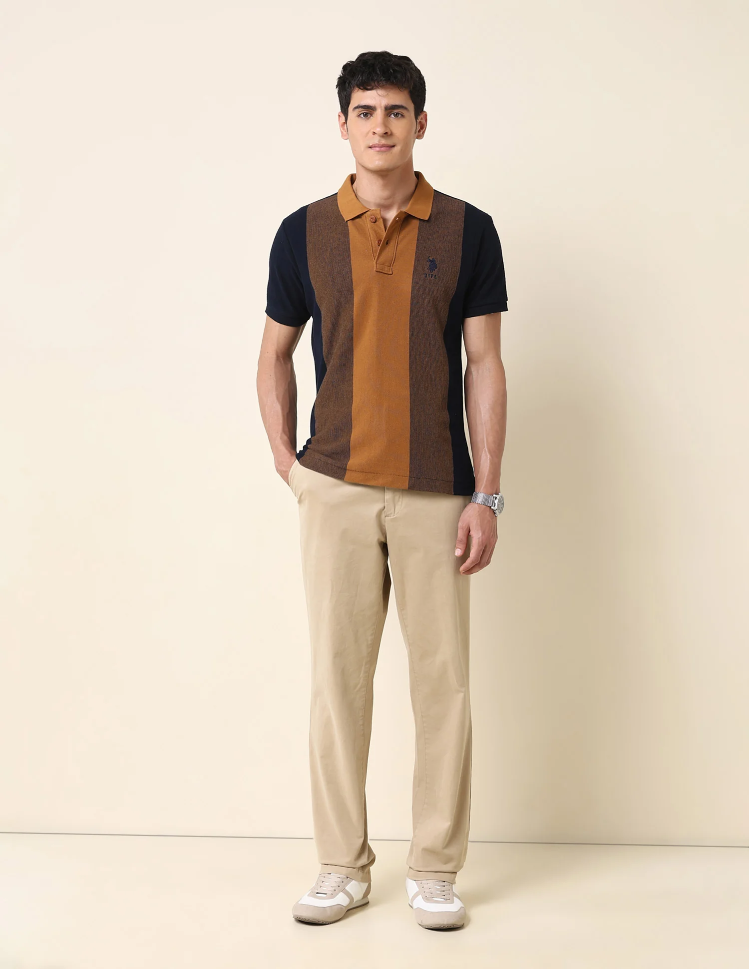Colourblocked Classic Polo Shirt - Image 3
