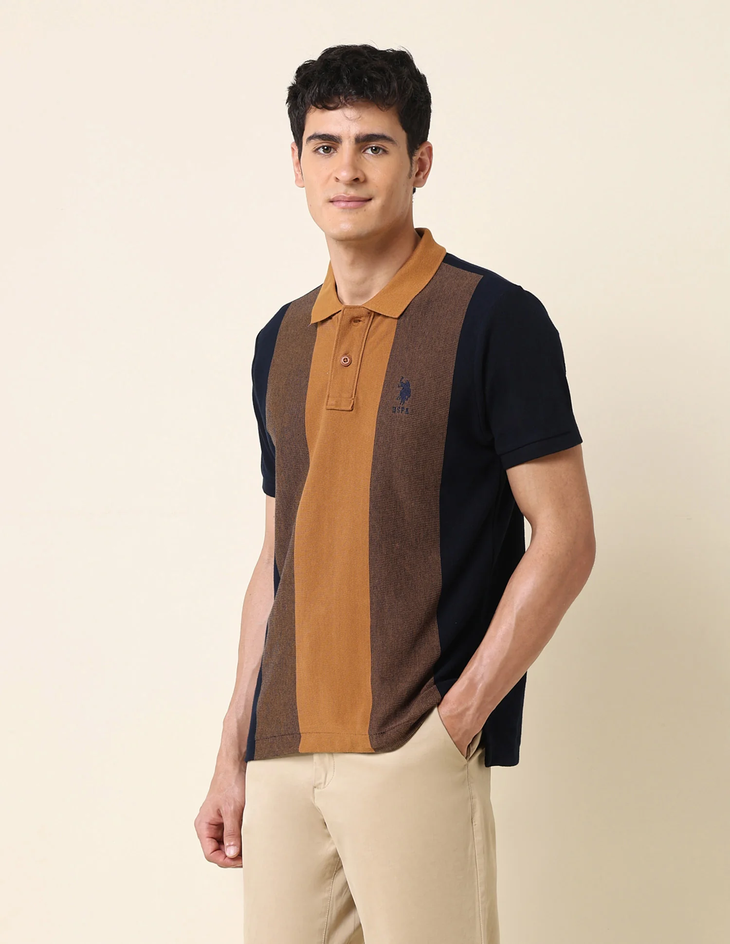 Colourblocked Classic Polo Shirt - Image 4