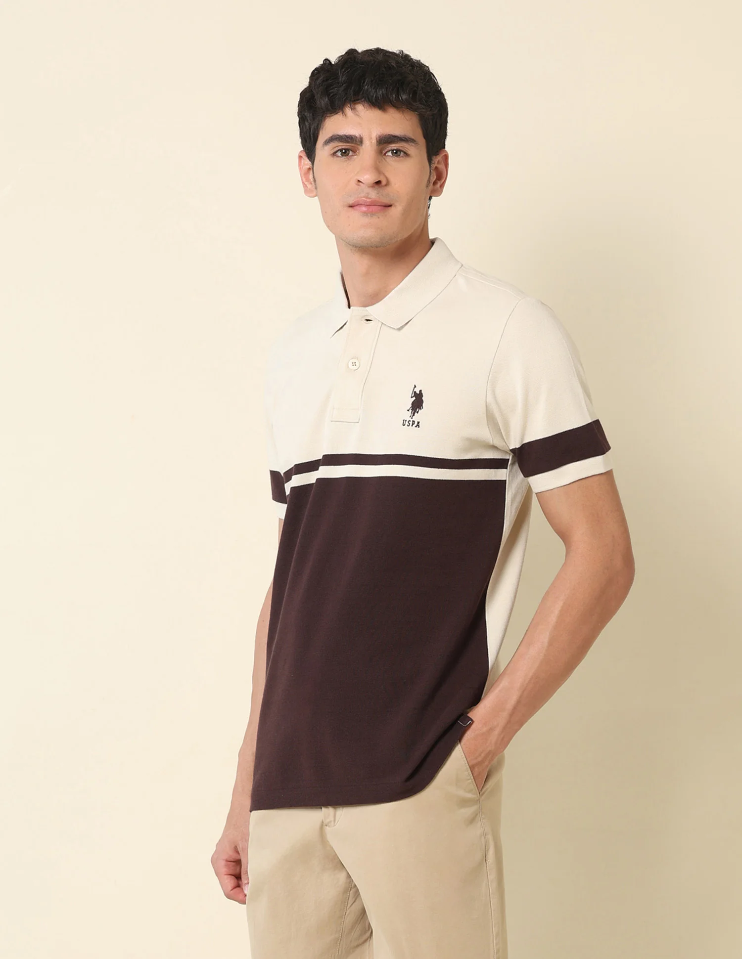 Colourblocked Classic Polo Shirt - Image 4