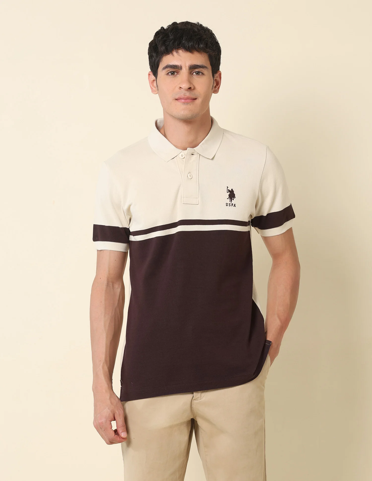 Colourblocked Classic Polo Shirt - Image 6