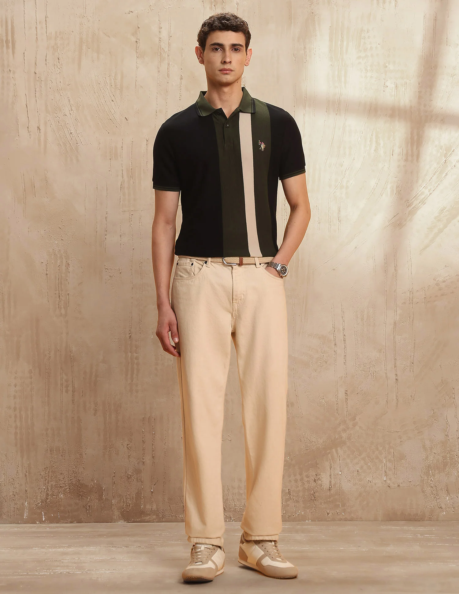 Colourblocked Legend Of Horseshoe Polo Shirt - Image 3