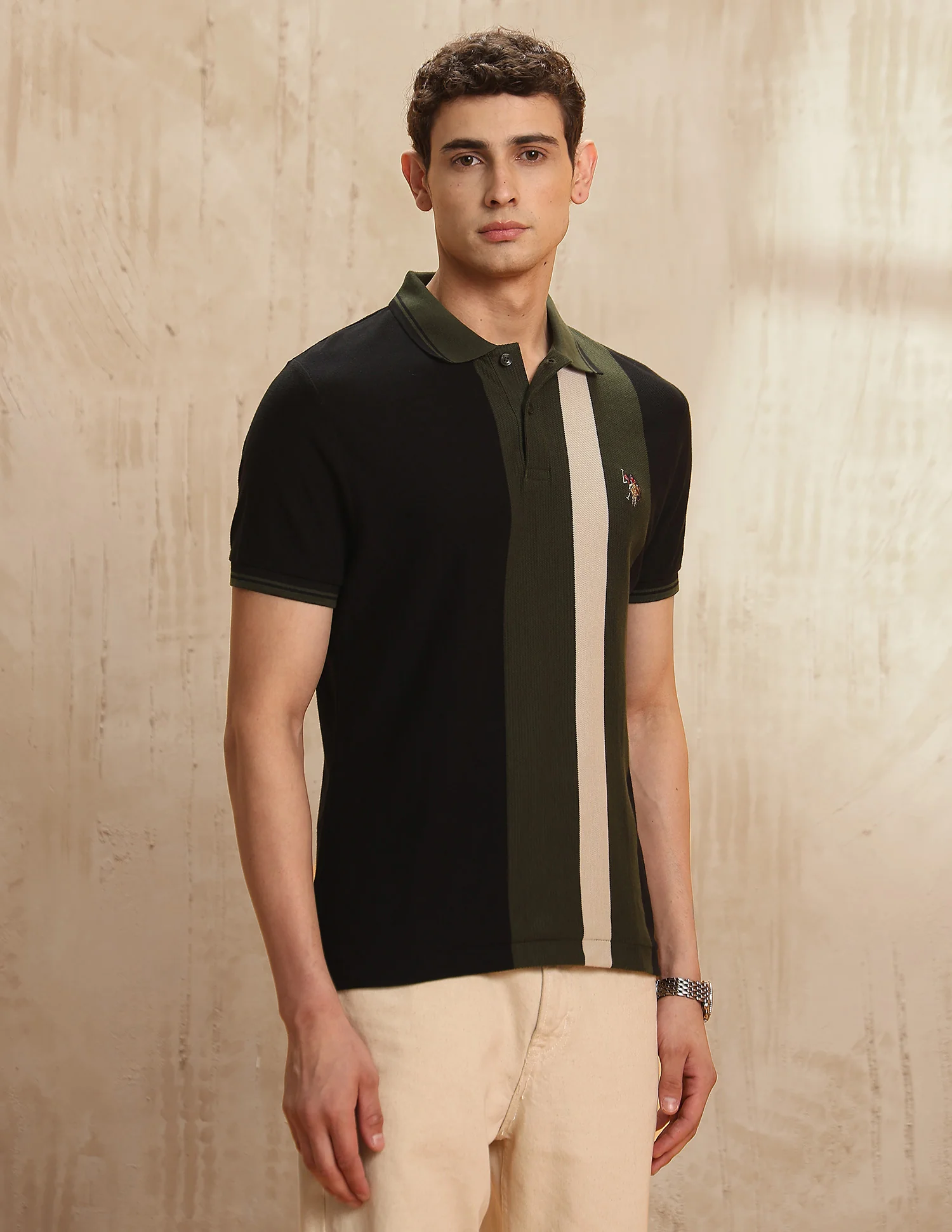 Colourblocked Legend Of Horseshoe Polo Shirt - Image 4