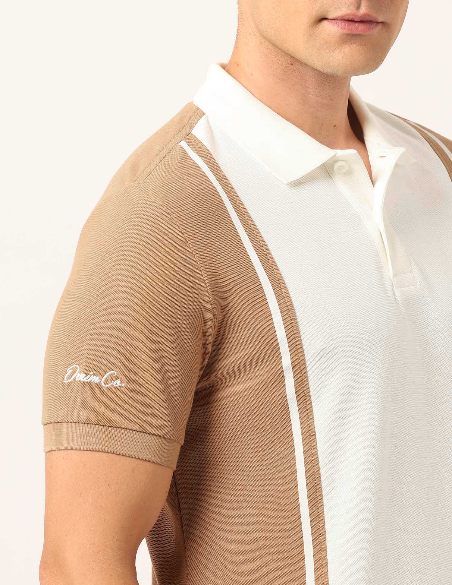 Colourblocked Muscle Fit Polo Shirt - Image 8