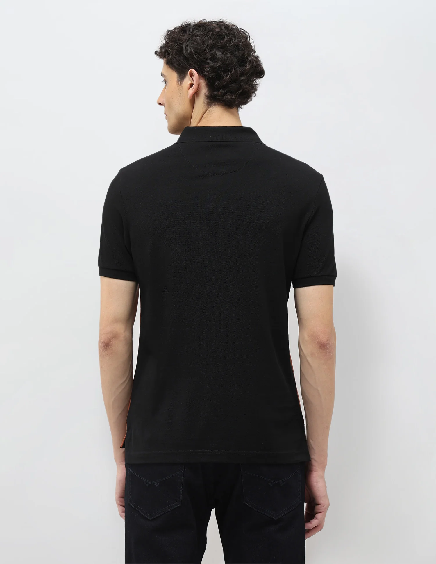 Colourblocked Muscle Fit Polo Shirt - Image 5