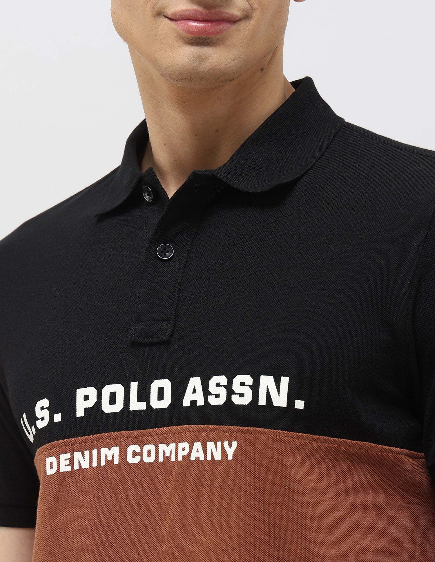 Colourblocked Muscle Fit Polo Shirt - Image 7