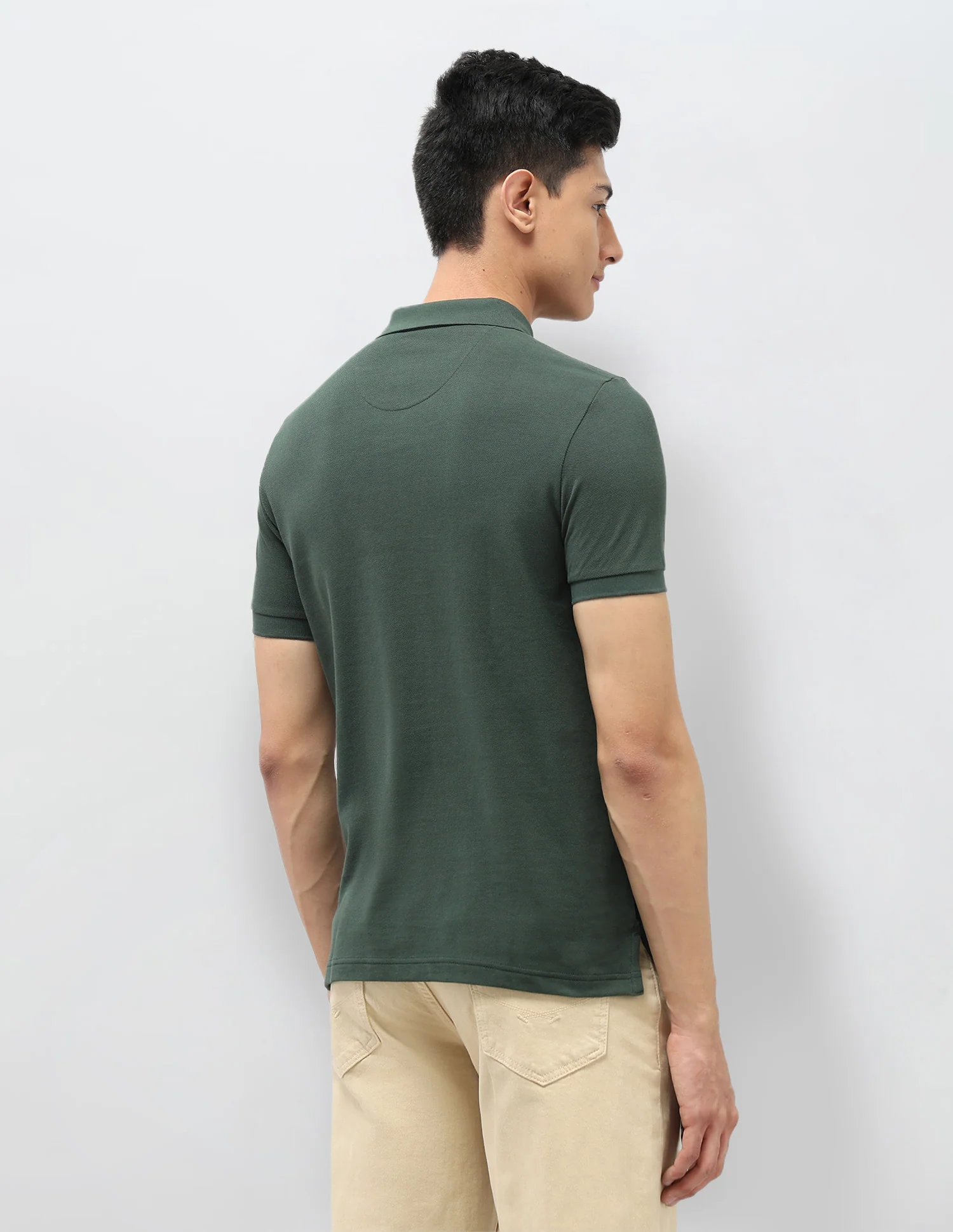Colourblocked Pure Cotton Polo Shirt - Image 5