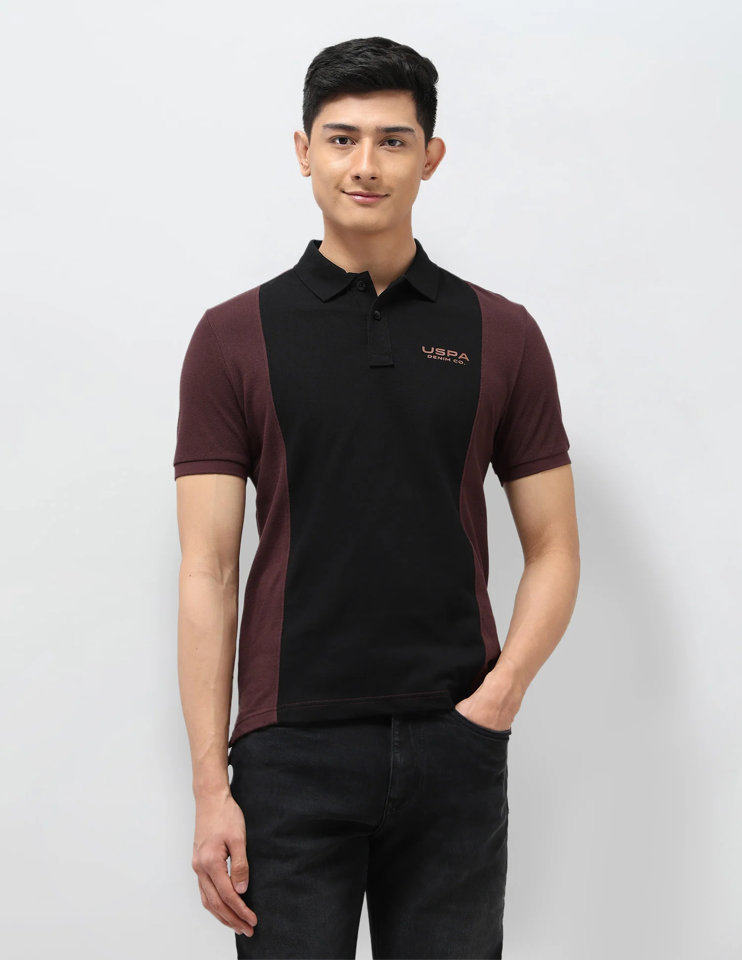 Colourblocked Pure Cotton Polo Shirt - Image 6
